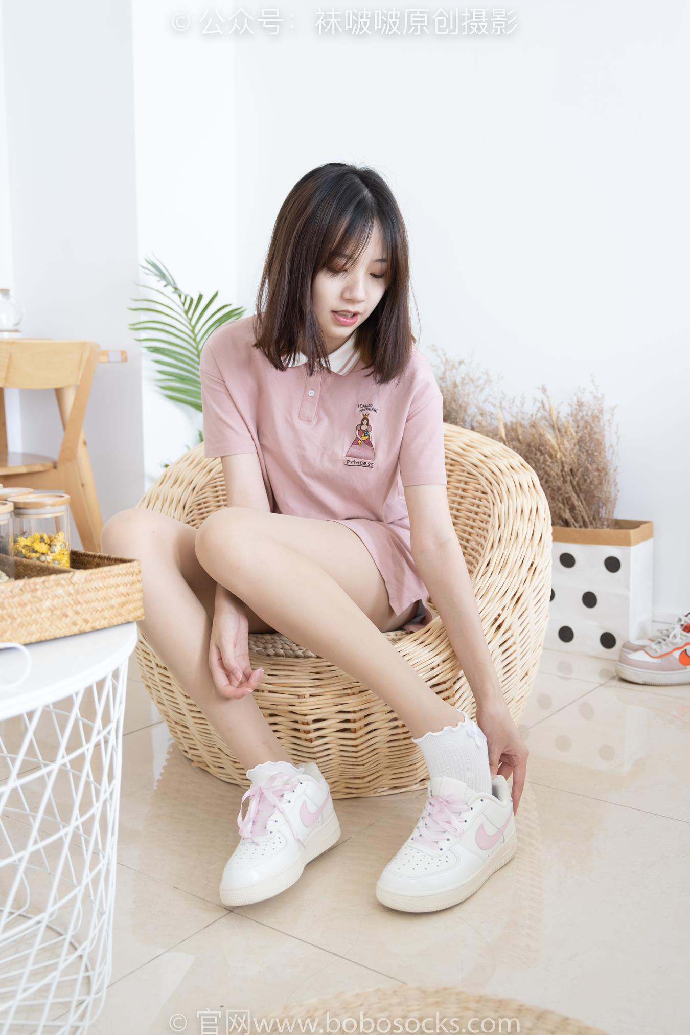 图片[18]-[BoBoSocks袜啵啵]NO.163 小甜豆-空军一号板鞋、白棉袜、肉丝[87P] – 速更版-美库