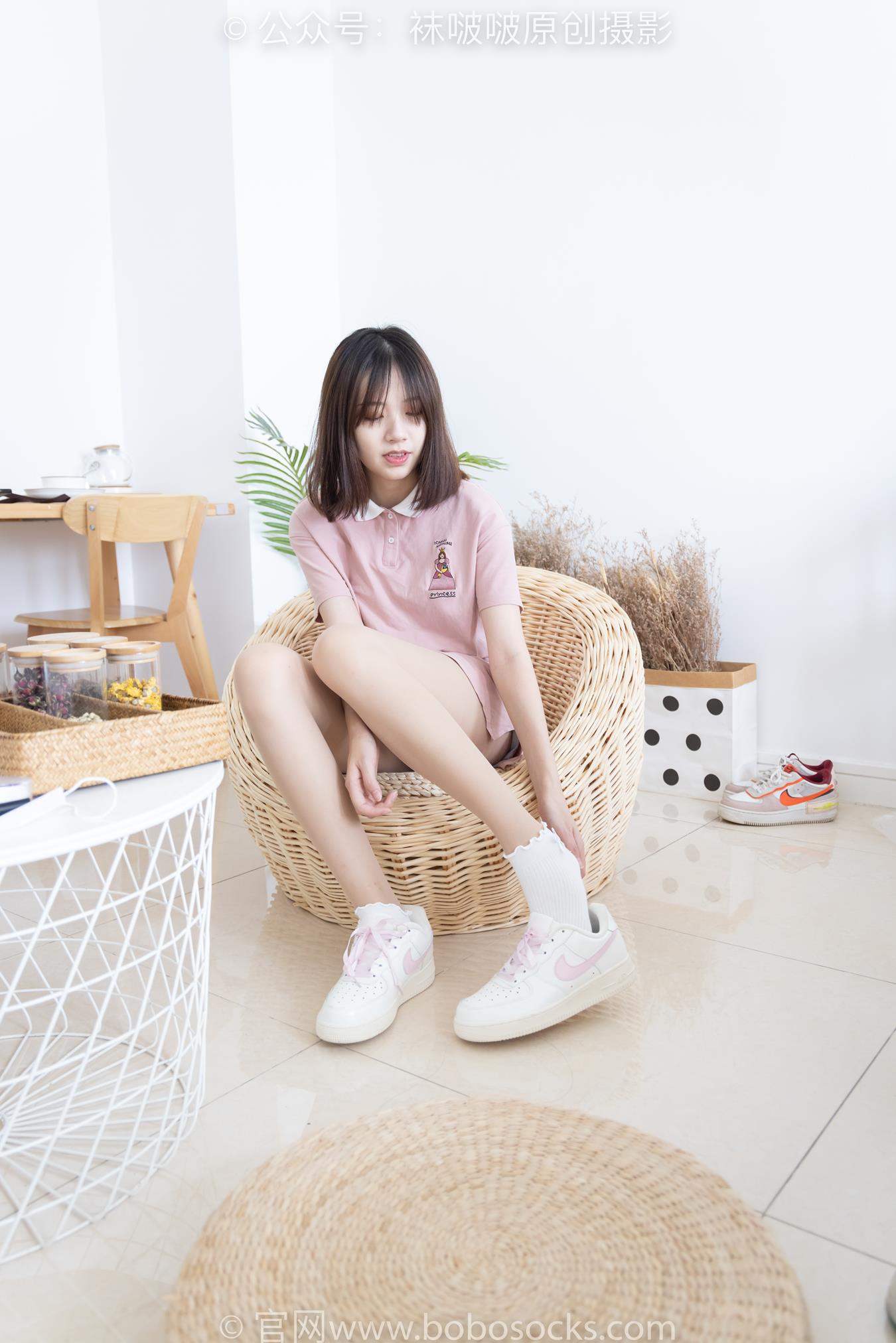 图片[19]-[BoBoSocks袜啵啵]NO.163 小甜豆-空军一号板鞋、白棉袜、肉丝[87P] – 速更版-美库
