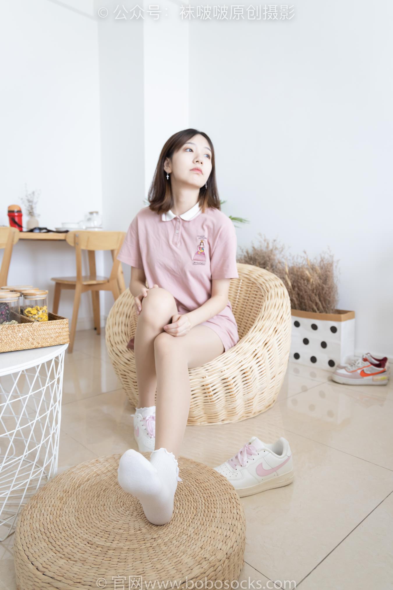 图片[22]-[BoBoSocks袜啵啵]NO.163 小甜豆-空军一号板鞋、白棉袜、肉丝[87P] – 速更版-美库