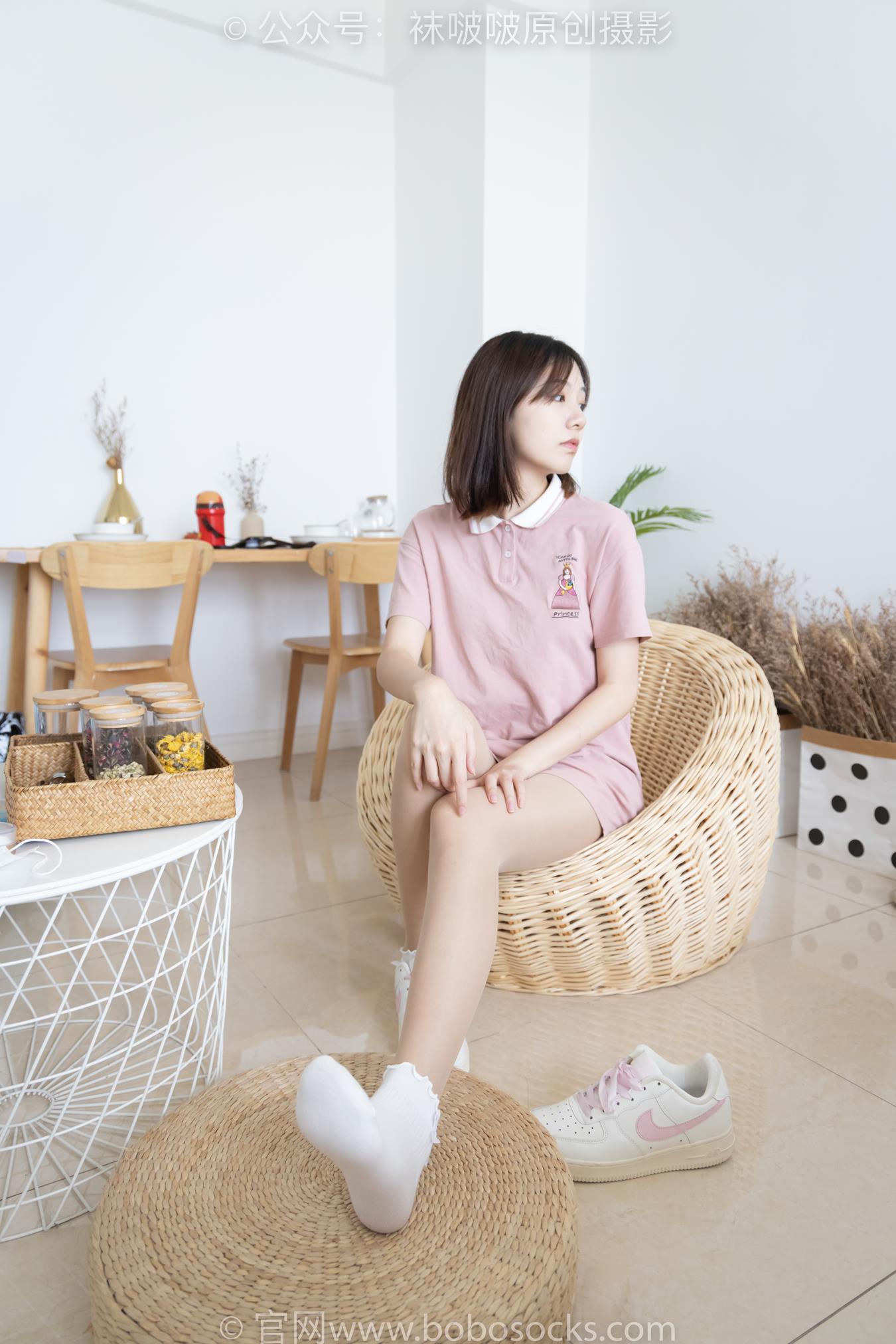 图片[23]-[BoBoSocks袜啵啵]NO.163 小甜豆-空军一号板鞋、白棉袜、肉丝[87P] – 速更版-美库