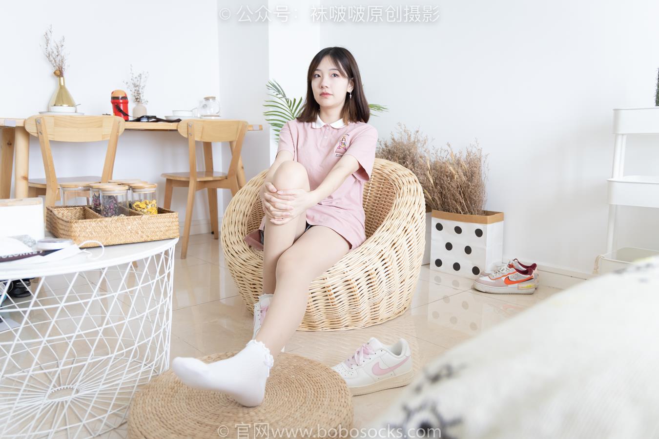 图片[25]-[BoBoSocks袜啵啵]NO.163 小甜豆-空军一号板鞋、白棉袜、肉丝[87P] – 速更版-美库