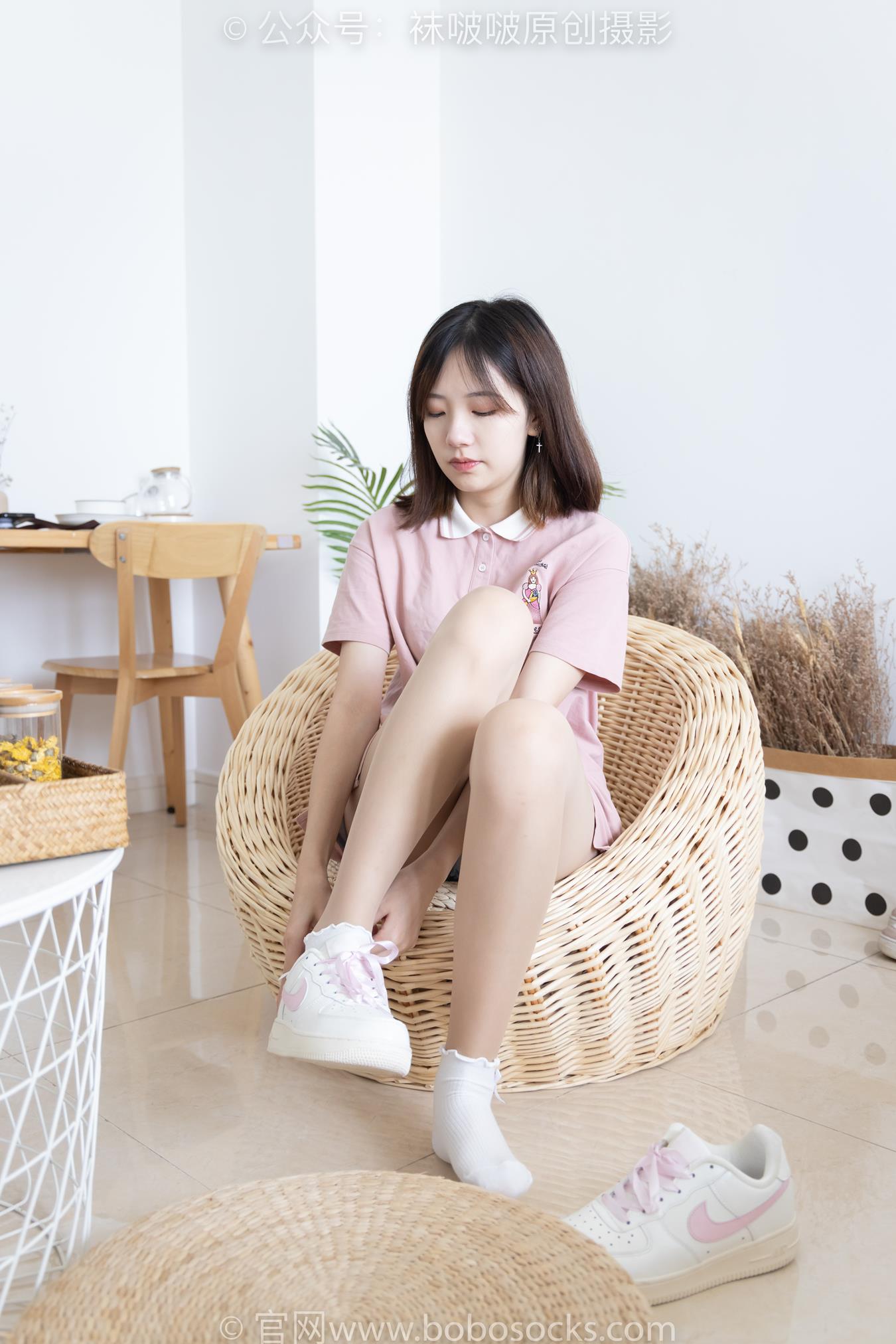 图片[26]-[BoBoSocks袜啵啵]NO.163 小甜豆-空军一号板鞋、白棉袜、肉丝[87P] – 速更版-美库