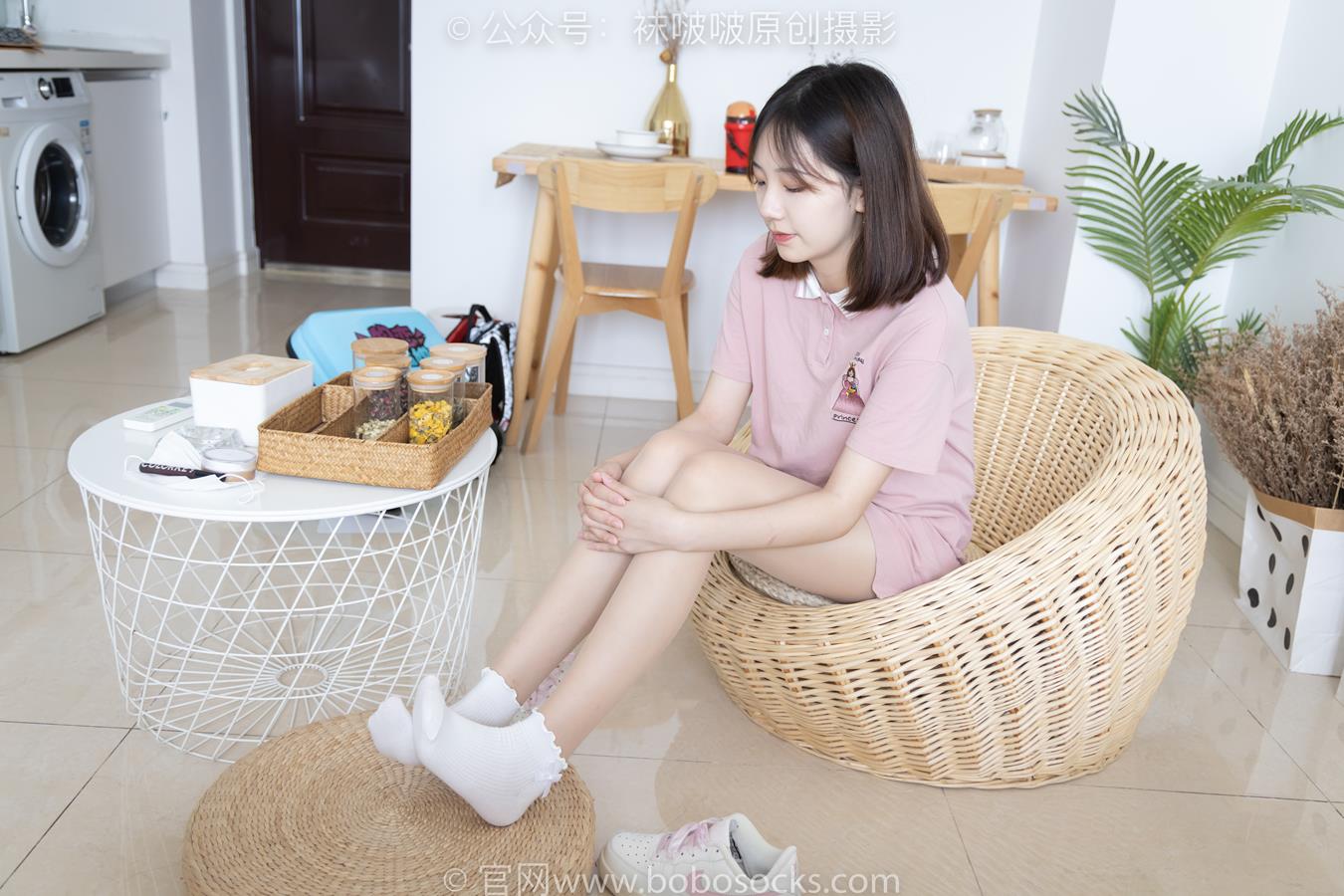 图片[34]-[BoBoSocks袜啵啵]NO.163 小甜豆-空军一号板鞋、白棉袜、肉丝[87P] – 速更版-美库