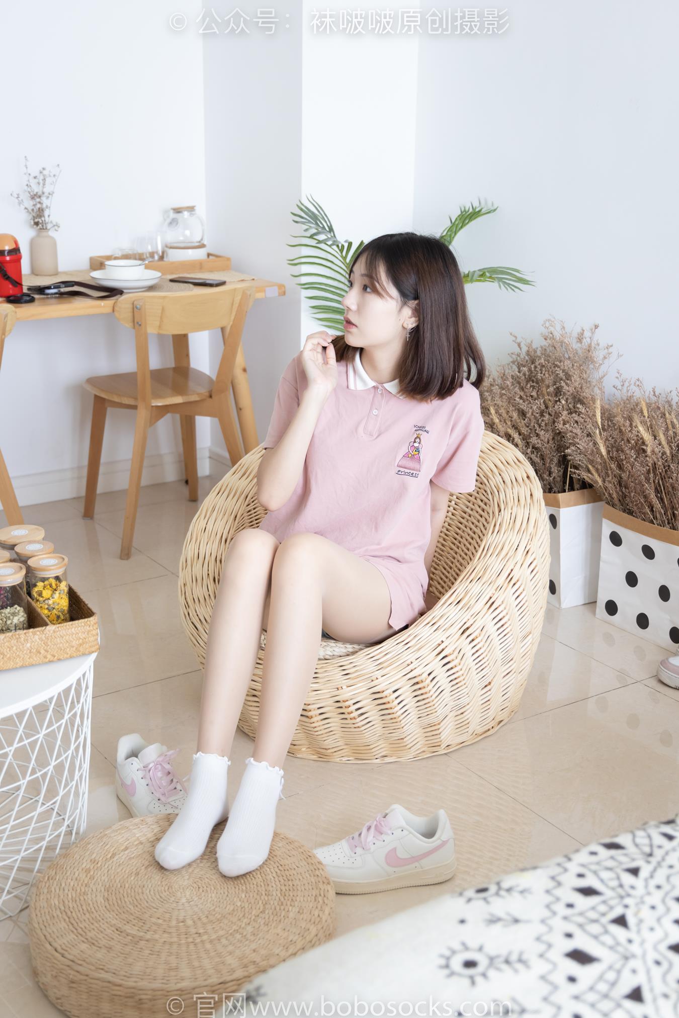 图片[38]-[BoBoSocks袜啵啵]NO.163 小甜豆-空军一号板鞋、白棉袜、肉丝[87P] – 速更版-美库