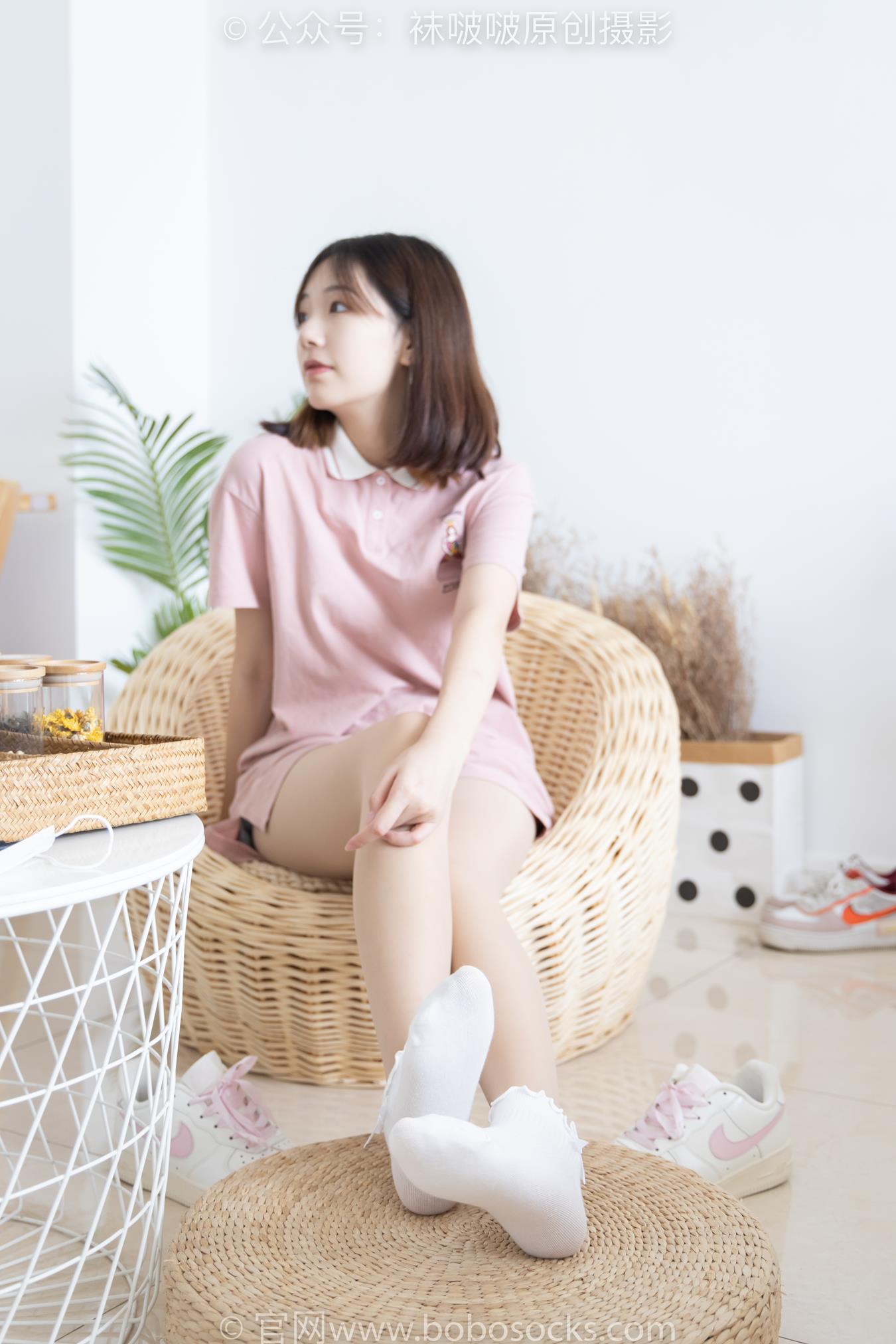 图片[42]-[BoBoSocks袜啵啵]NO.163 小甜豆-空军一号板鞋、白棉袜、肉丝[87P] – 速更版-美库