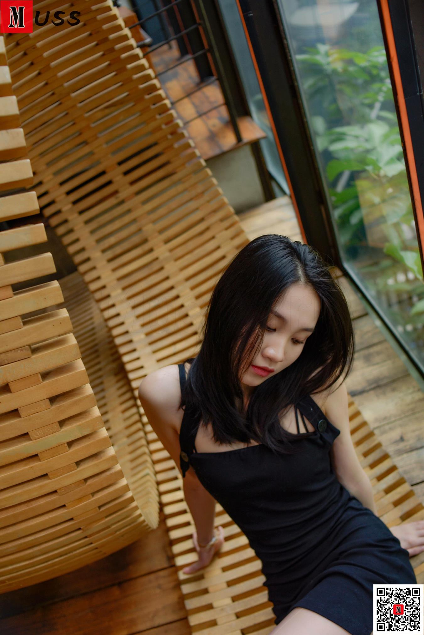 图片[24]-[MussGirl慕丝女郎]NO.375 黑色吊带睡衣 A[90P] – 速更版-美库