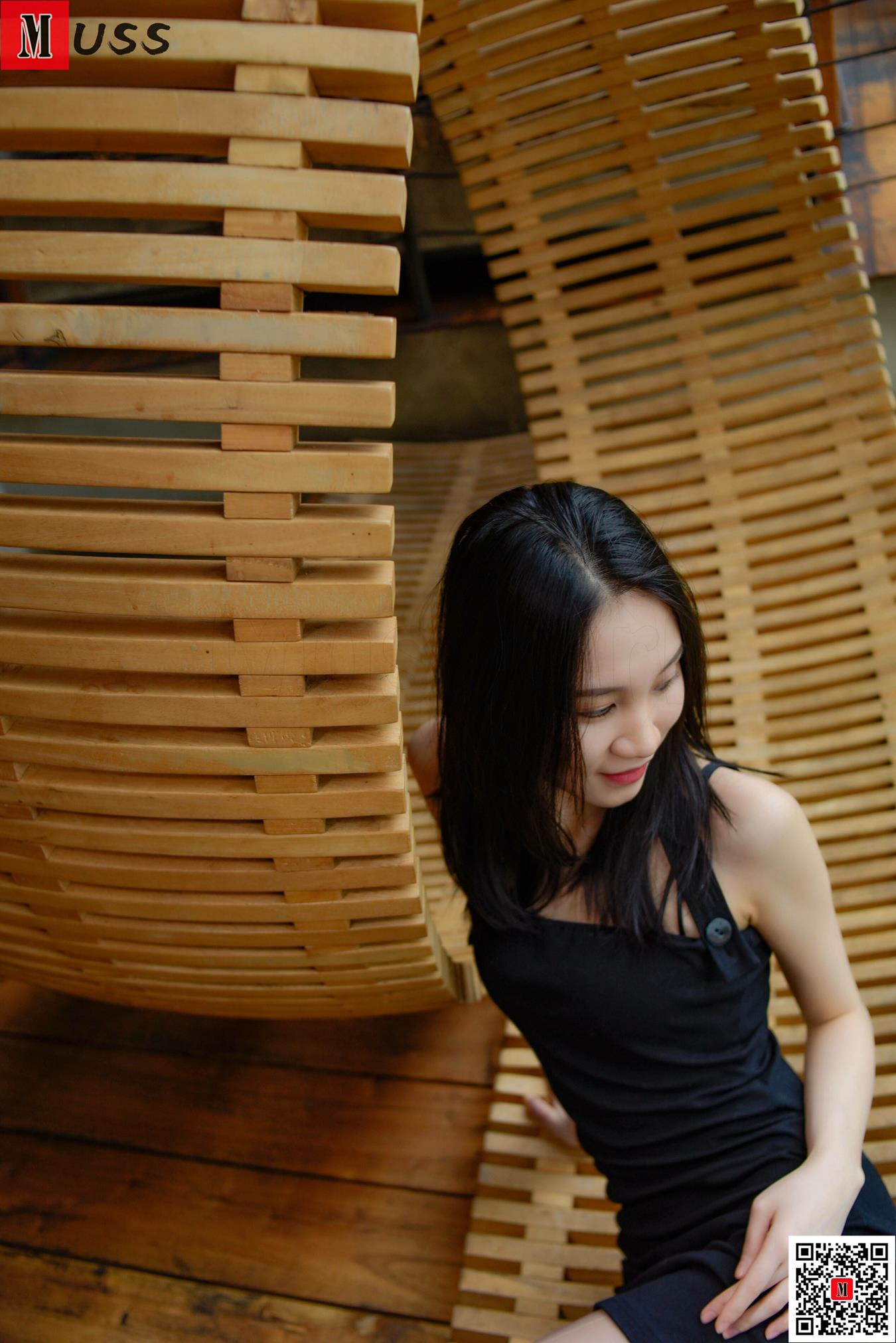 图片[26]-[MussGirl慕丝女郎]NO.375 黑色吊带睡衣 A[90P] – 速更版-美库