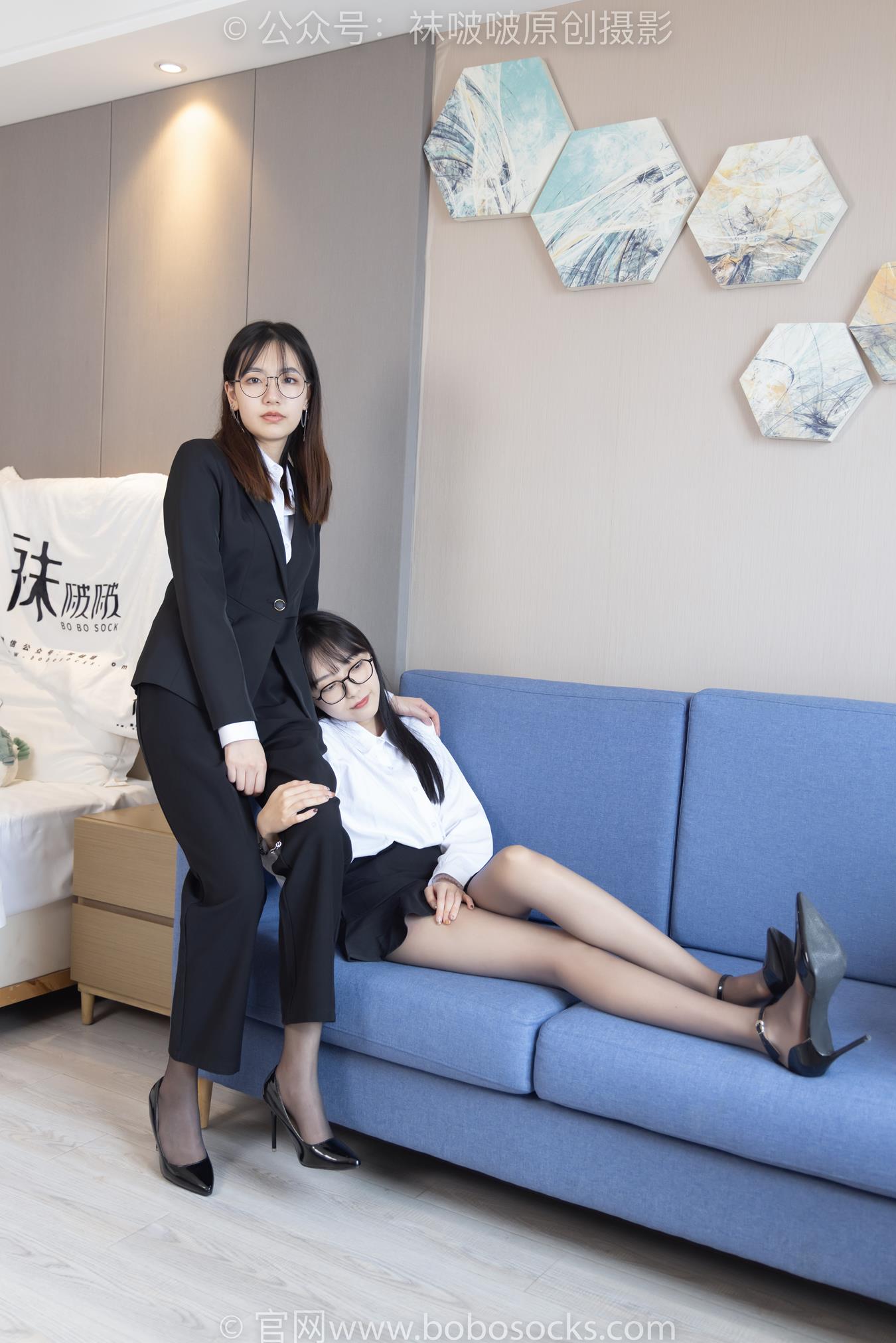 图片[55]-[BoBoSocks袜啵啵]NO.165 小甜豆稚予-高跟鞋、深灰丝、肉丝、吊带黑丝 (1) [100P] – 速更版-美库