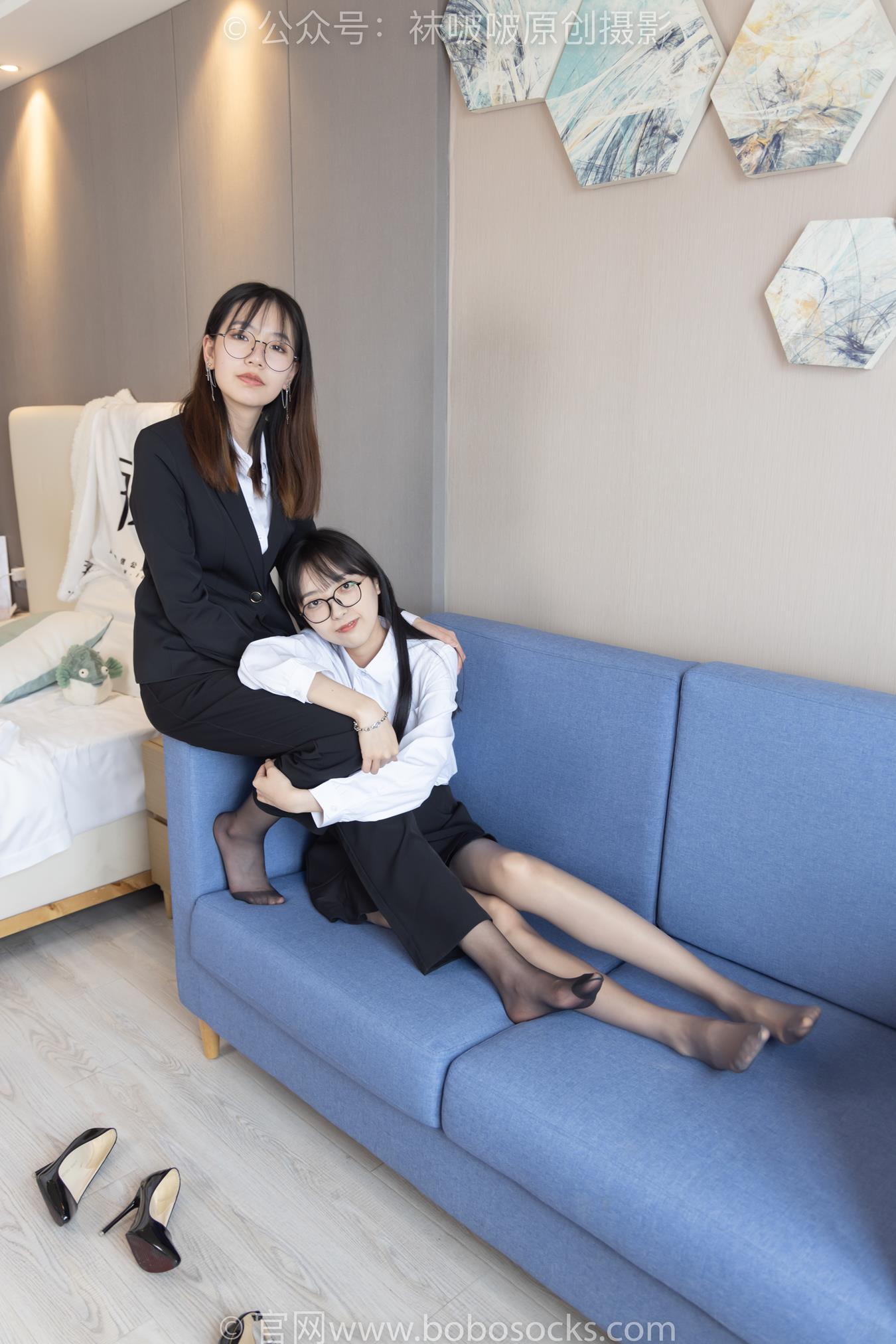 图片[69]-[BoBoSocks袜啵啵]NO.165 小甜豆稚予-高跟鞋、深灰丝、肉丝、吊带黑丝 (1) [100P] – 速更版-美库