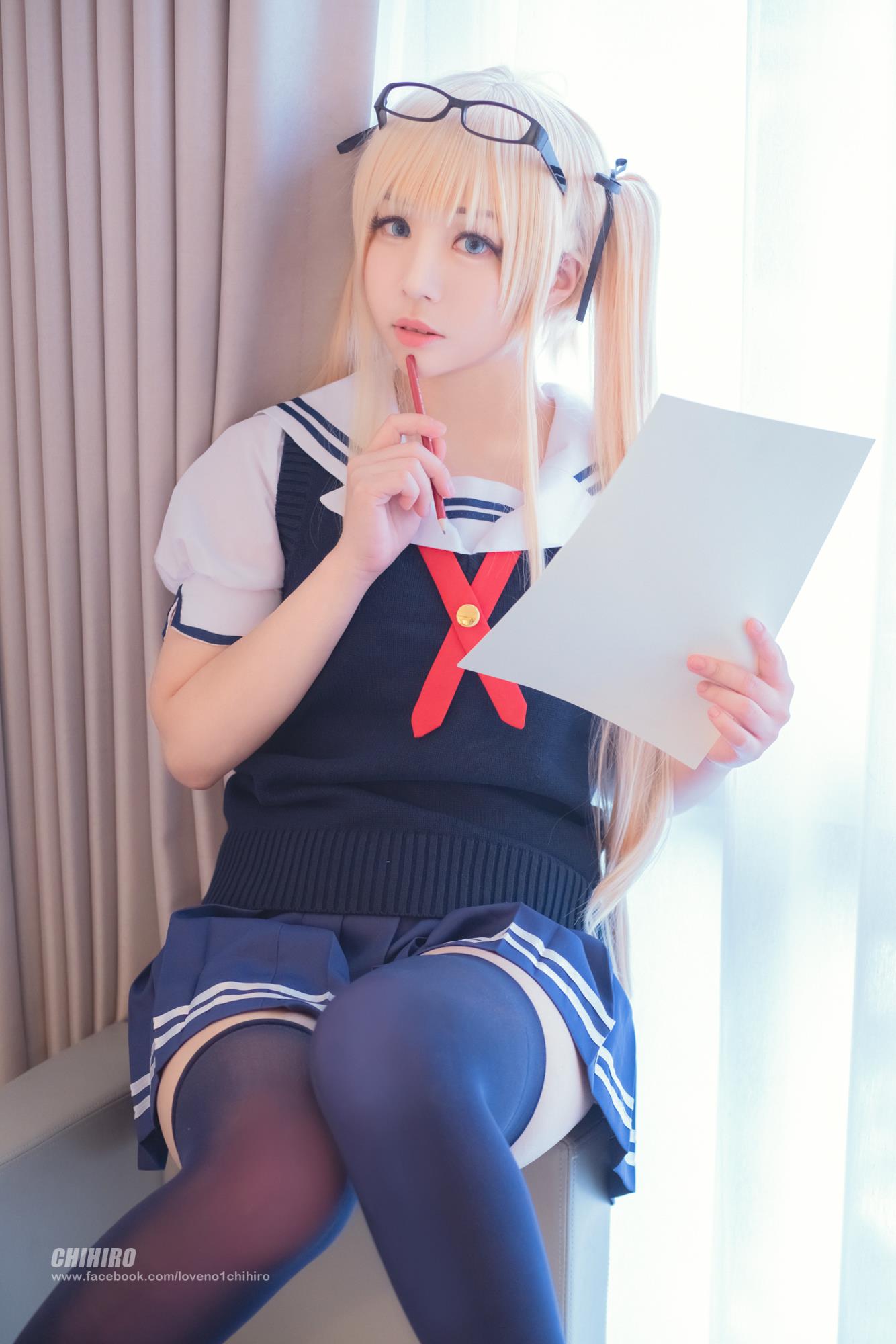 图片[10]-Cos妹子千寻 英梨梨 [37P] – 速更版-美库