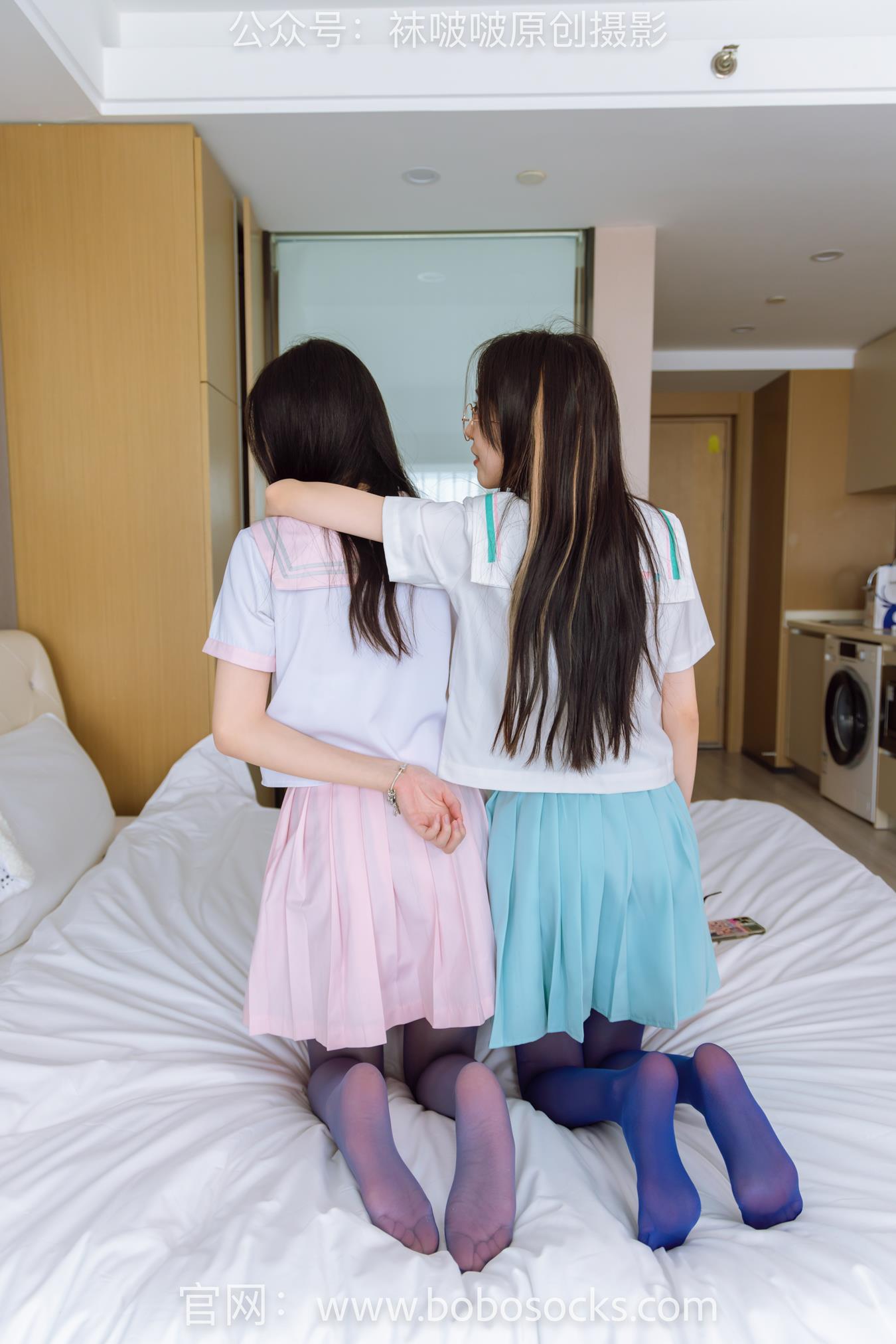 图片[13]-[BoBoSocks袜啵啵]NO.166 小甜豆稚予-板鞋、运动鞋、高跟鞋、白棉袜、蓝丝 (2) [72P] – 速更版-美库