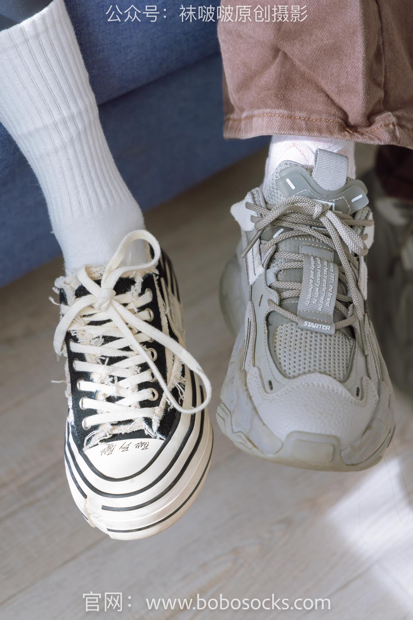图片[49]-[BoBoSocks袜啵啵]NO.166 小甜豆稚予-板鞋、运动鞋、高跟鞋、白棉袜、蓝丝 (1) [100P] – 速更版-美库