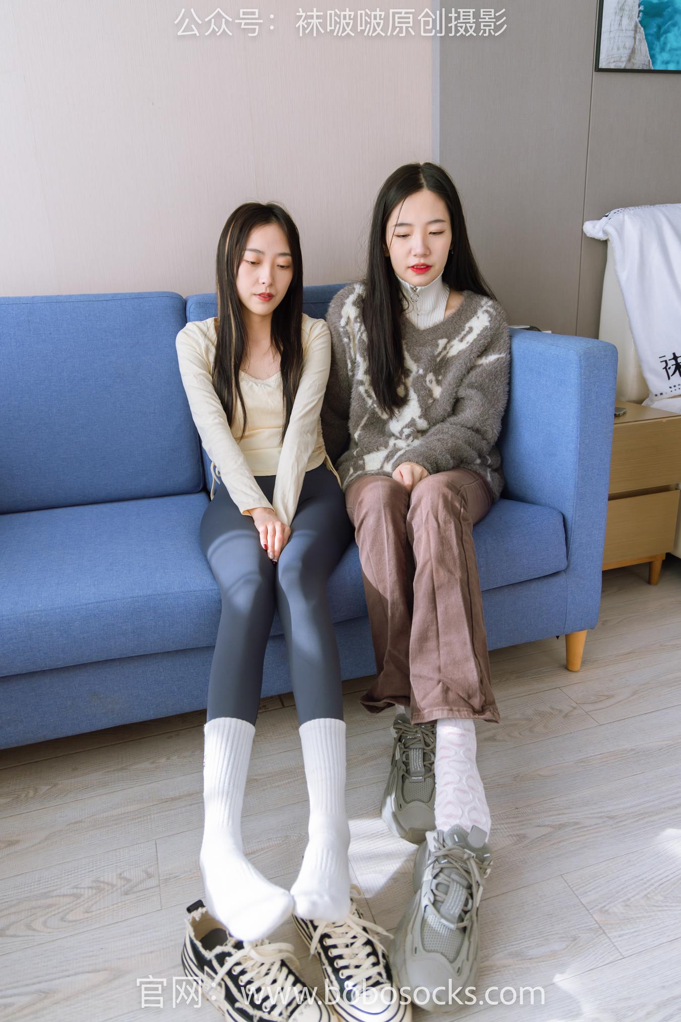 图片[53]-[BoBoSocks袜啵啵]NO.166 小甜豆稚予-板鞋、运动鞋、高跟鞋、白棉袜、蓝丝 (1) [100P] – 速更版-美库
