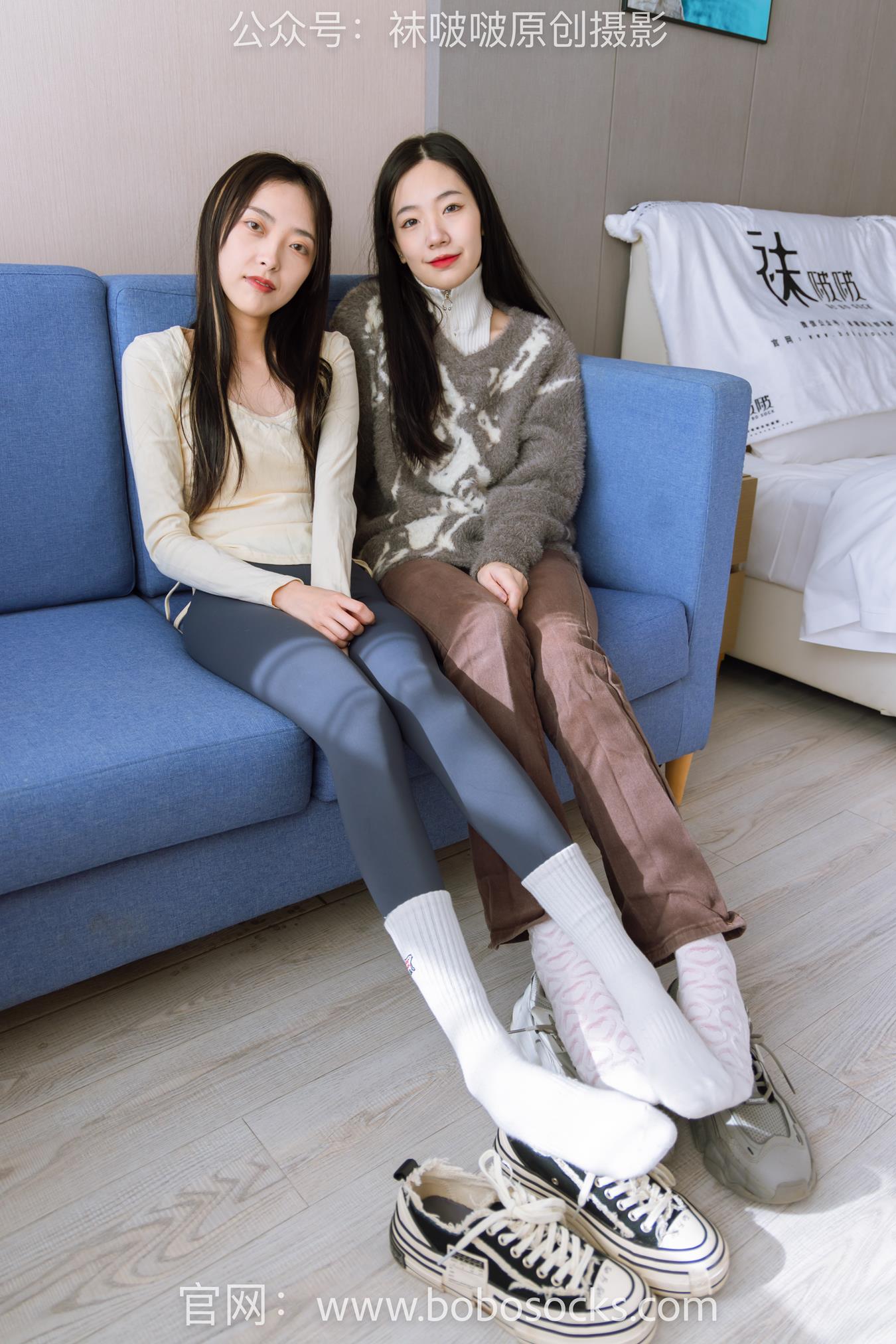 图片[58]-[BoBoSocks袜啵啵]NO.166 小甜豆稚予-板鞋、运动鞋、高跟鞋、白棉袜、蓝丝 (1) [100P] – 速更版-美库