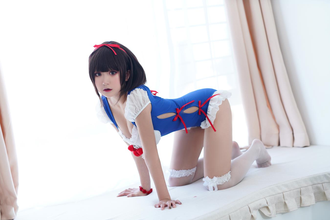 图片[15]-网紅Coser@-桃夭葵  夏日泳装 白雪姬 [40P] – 速更版-美库