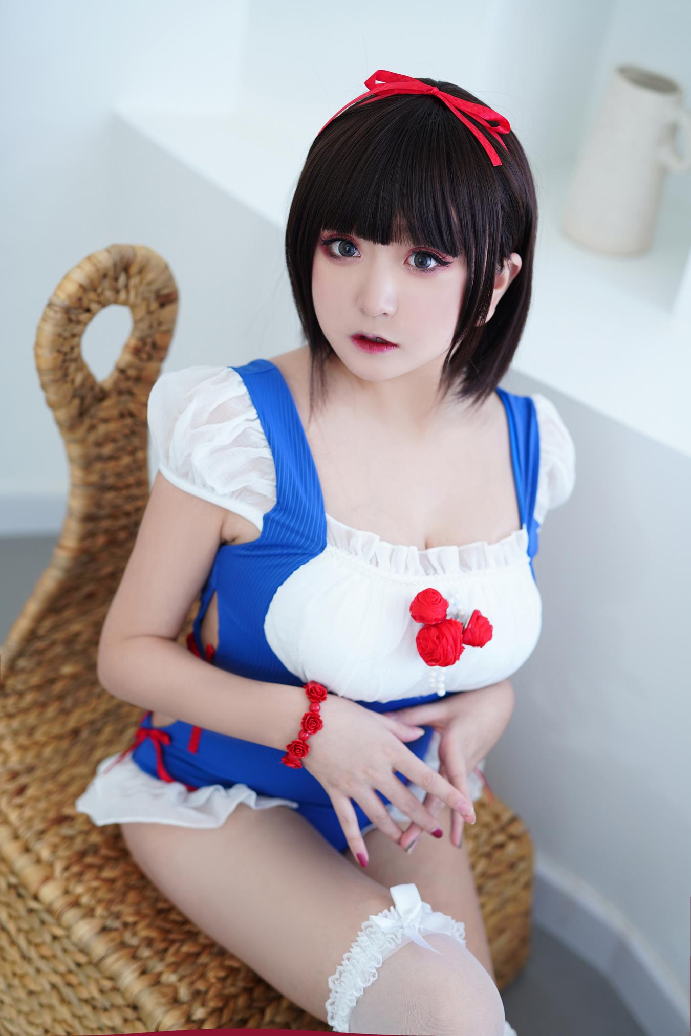 图片[23]-网紅Coser@-桃夭葵  夏日泳装 白雪姬 [40P] – 速更版-美库