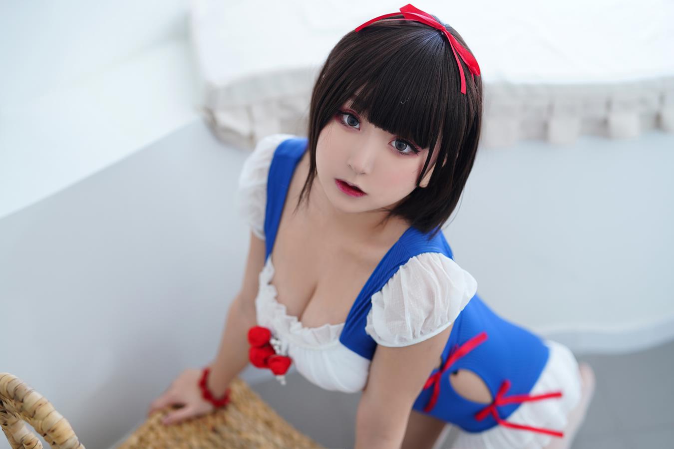 图片[36]-网紅Coser@-桃夭葵  夏日泳装 白雪姬 [40P] – 速更版-美库