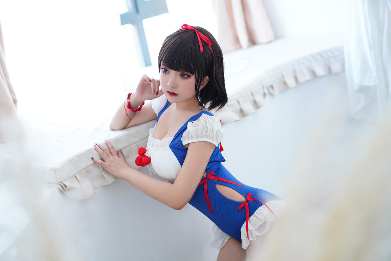 图片[37]-网紅Coser@-桃夭葵  夏日泳装 白雪姬 [40P] – 速更版-美库