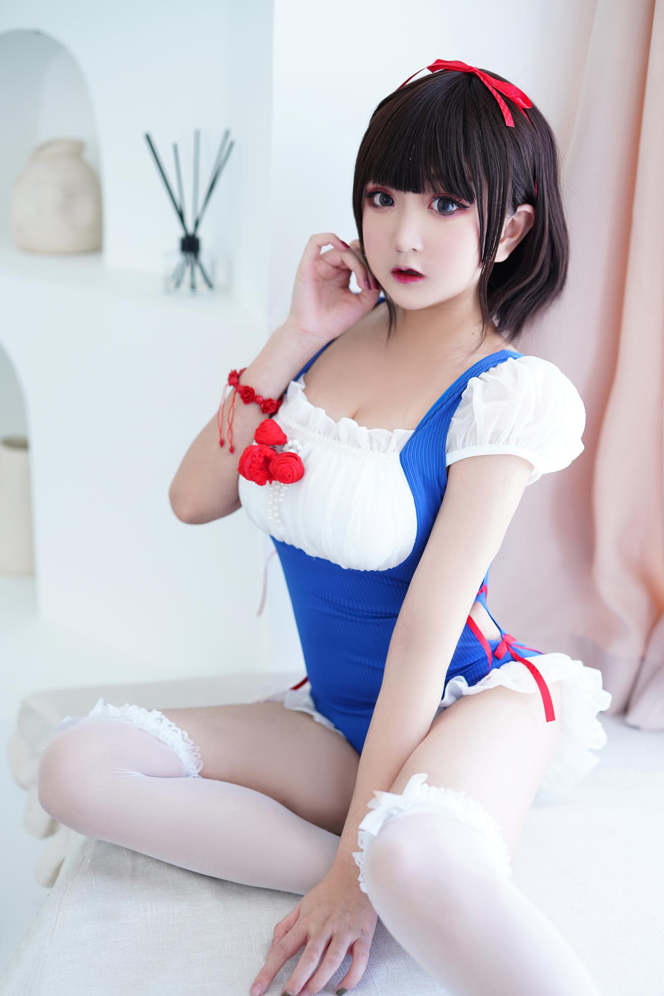 图片[38]-网紅Coser@-桃夭葵  夏日泳装 白雪姬 [40P] – 速更版-美库
