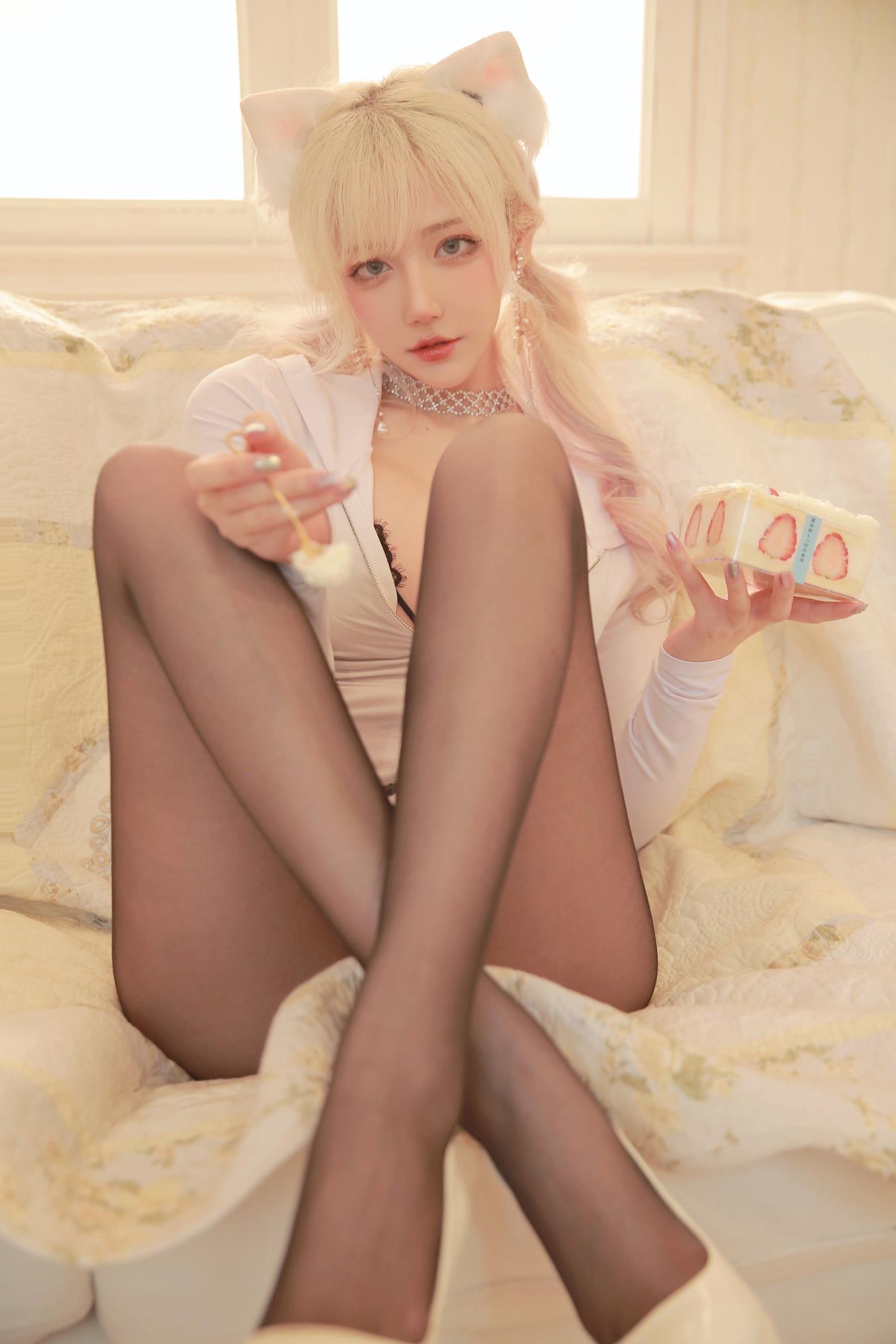 图片[9]-啾小研 – 甜蜜猫女[32P] – 速更版-美库