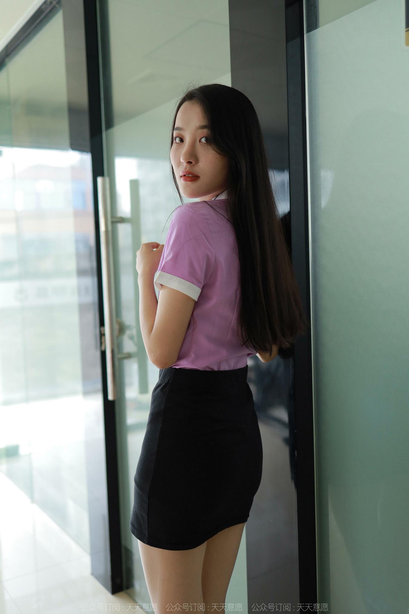 图片[78]-[IESS异思趣向] 2022.07.17 丝享家1150：婉萍《粉紫色职业装》[82P] – 速更版-美库