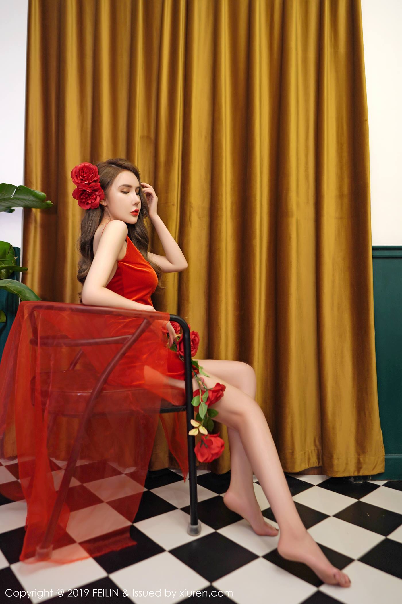 图片[12]-[FEILIN嗲囡囡] 2019.08.09 VOL.200 伍月may [50P] – 速更版-美库