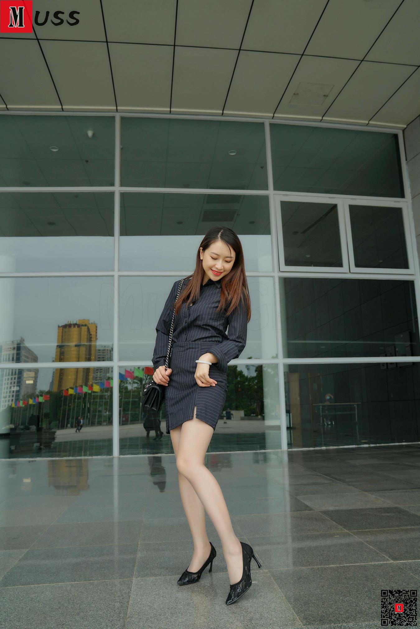 图片[14]-[MussGirl慕丝女郎]NO.391 制服遇到楼梯A[105P] – 速更版-美库