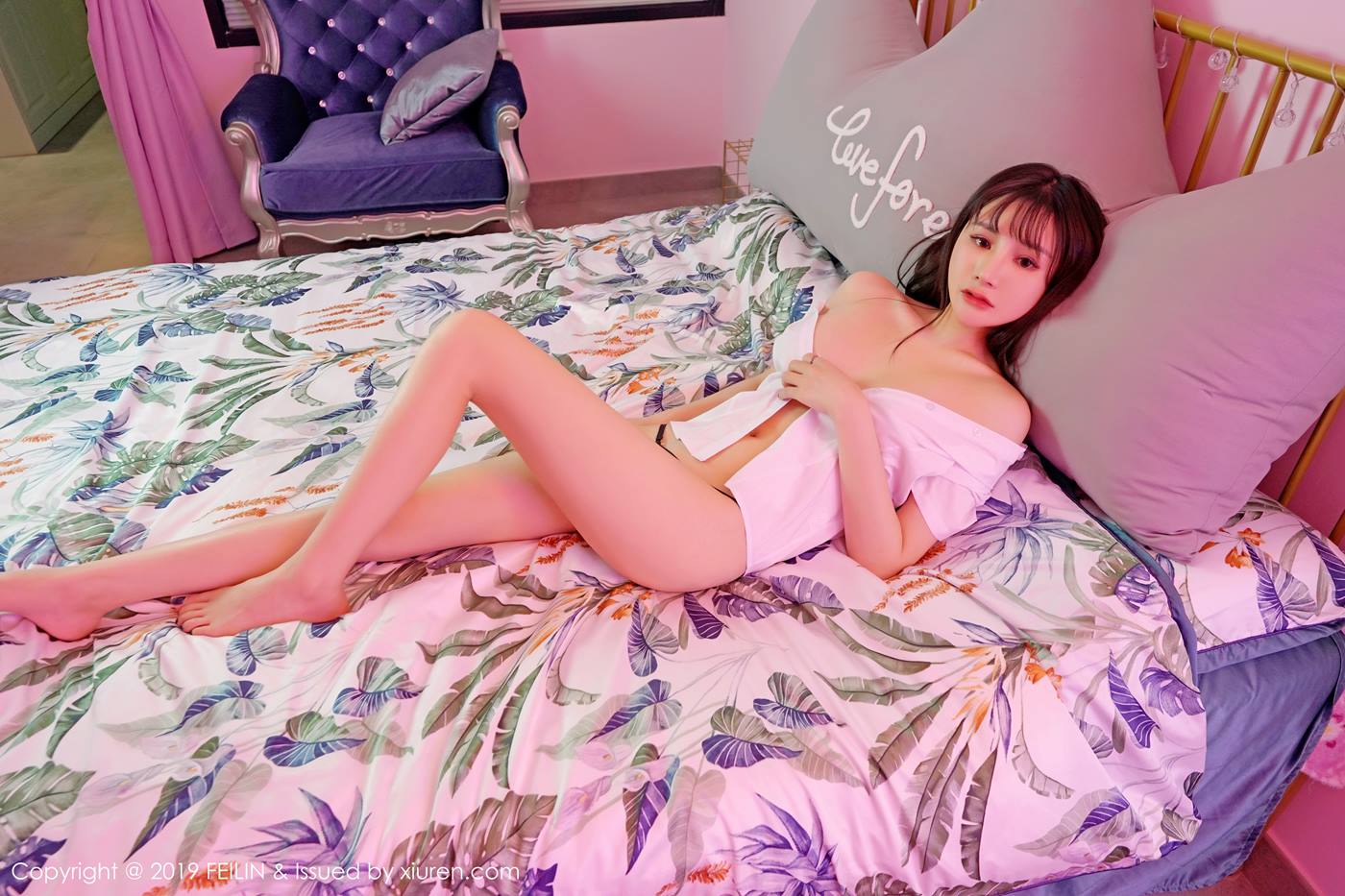 图片[32]-[FEILIN嗲囡囡] 2019.09.05 VOL.205 Celina青妍[48+1P] – 速更版-美库