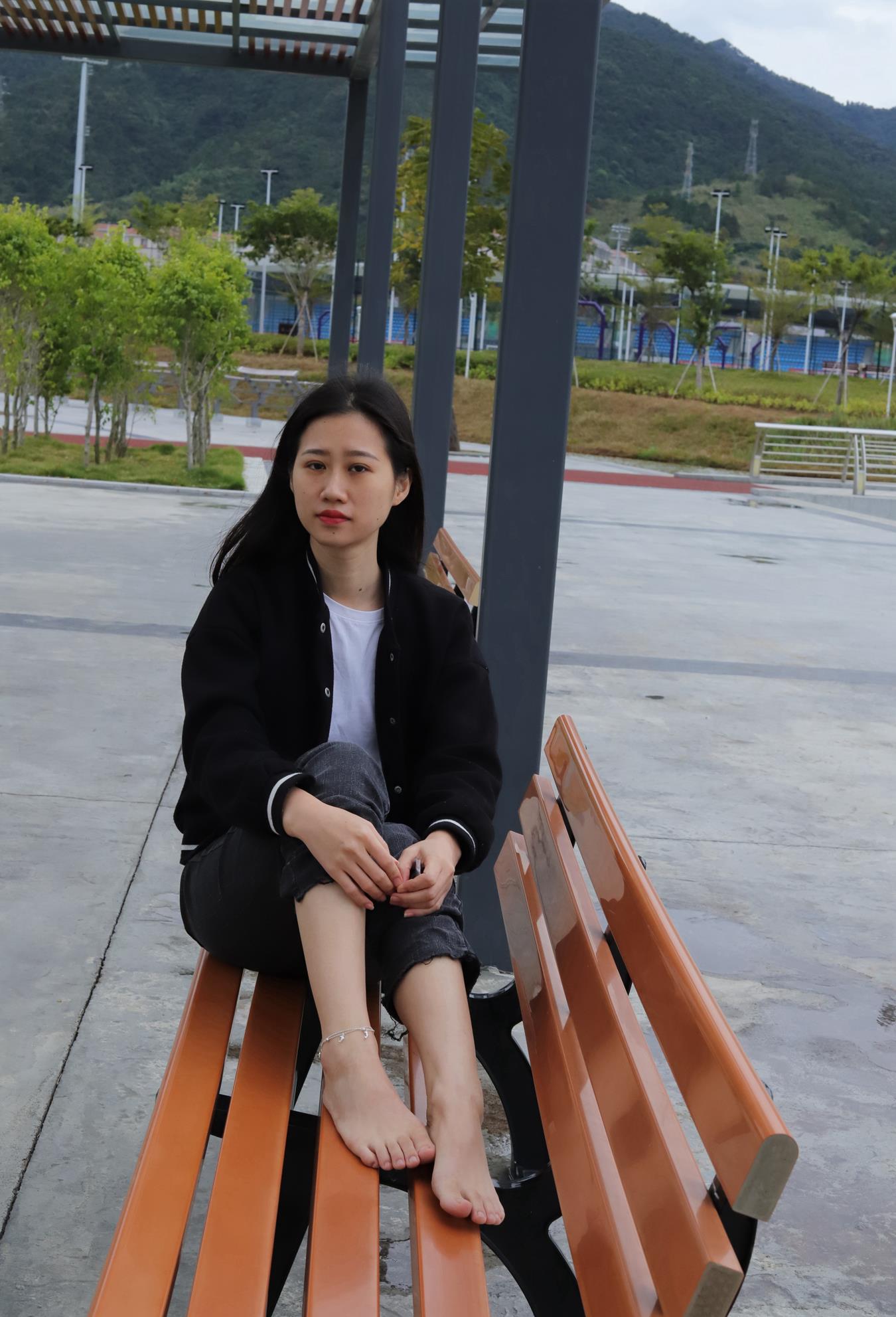 图片[29]-[Pary学生模拍] No.011 极品女神小芳首发长椅大方展示极品美jiao [113P] – 速更版-美库