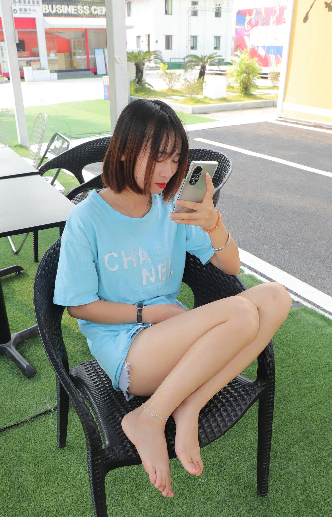 图片[121]-[Pary学生模拍] No.012 小燕的美jiao+凉鞋美jiao [129P] – 速更版-美库