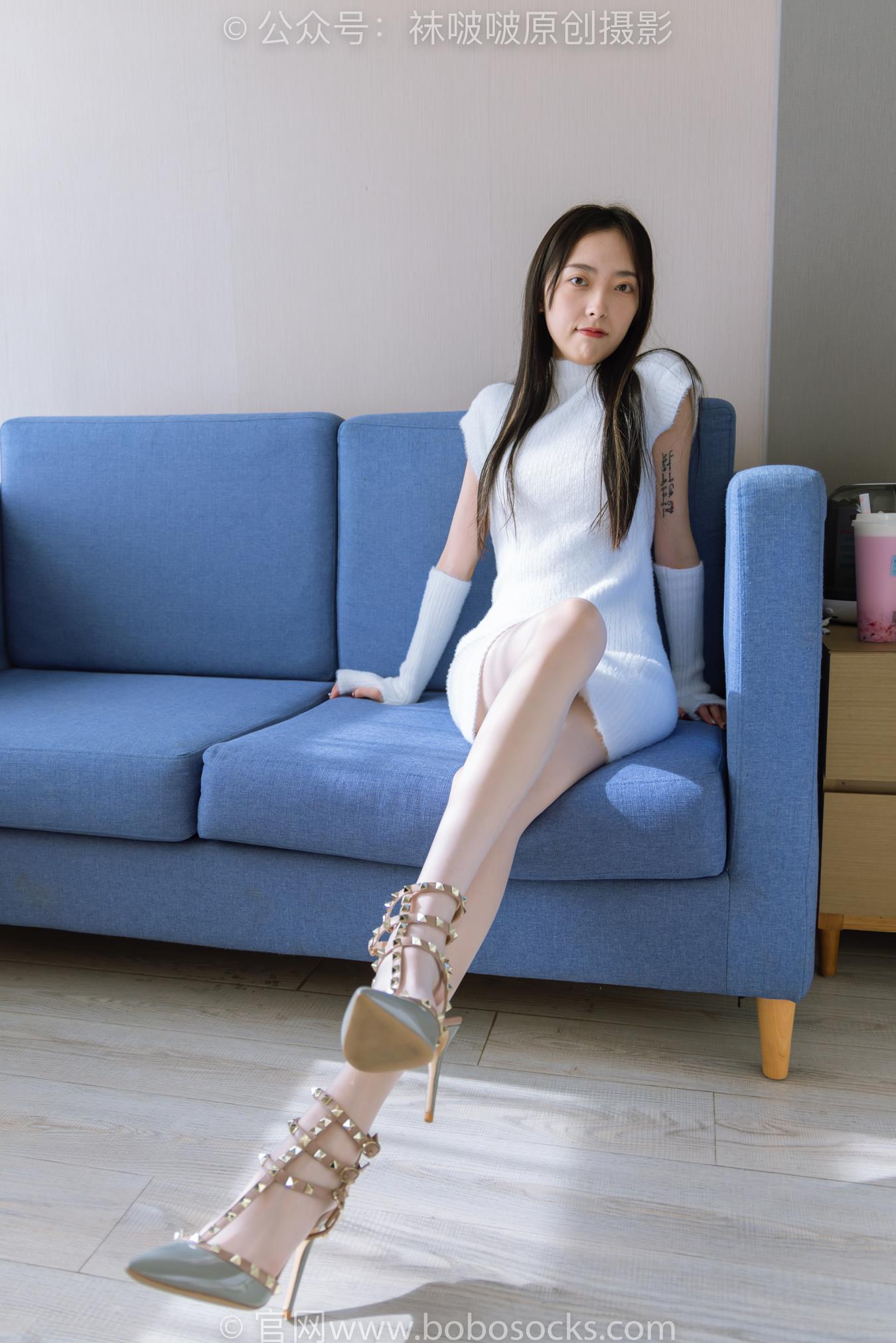 图片[21]-[BoBoSocks袜啵啵]NO.173 稚予-高跟鞋、板鞋、白丝、肉丝、白棉袜[149P] – 速更版-美库