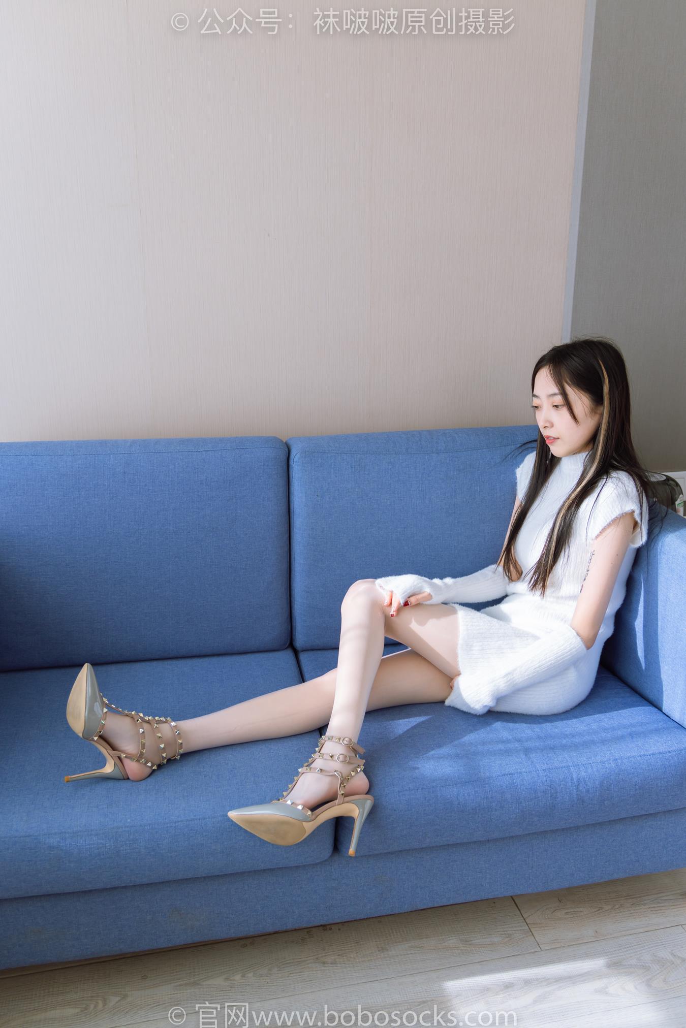 图片[24]-[BoBoSocks袜啵啵]NO.173 稚予-高跟鞋、板鞋、白丝、肉丝、白棉袜[149P] – 速更版-美库