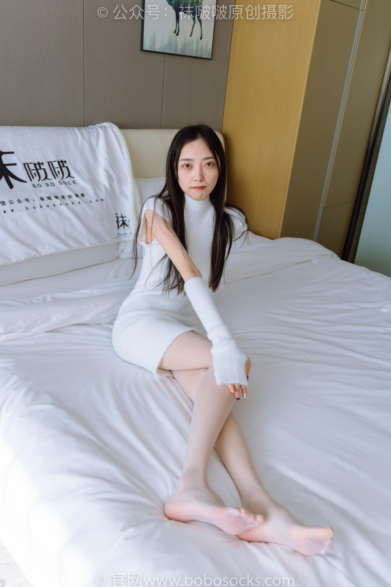 图片[43]-[BoBoSocks袜啵啵]NO.173 稚予-高跟鞋、板鞋、白丝、肉丝、白棉袜[149P] – 速更版-美库