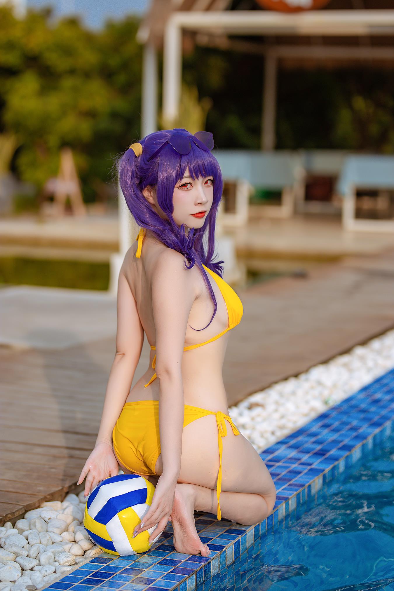 图片[15]-二佐Nisa  – 碧蓝 波拉泳装[20P] – 速更版-美库