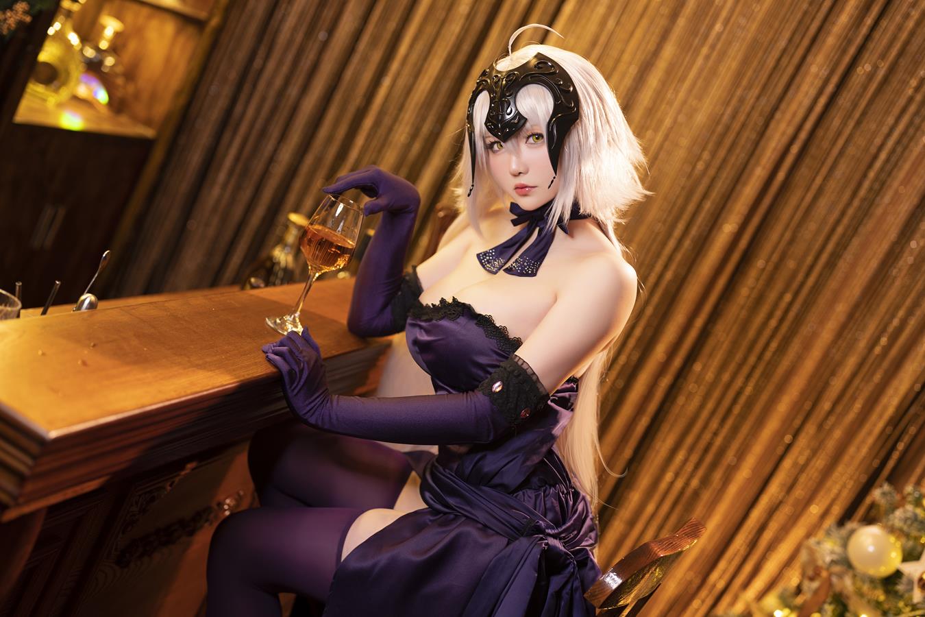 图片[33]-Coser小姐姐星之迟迟 圣诞节 黑贞[40P] – 速更版-美库