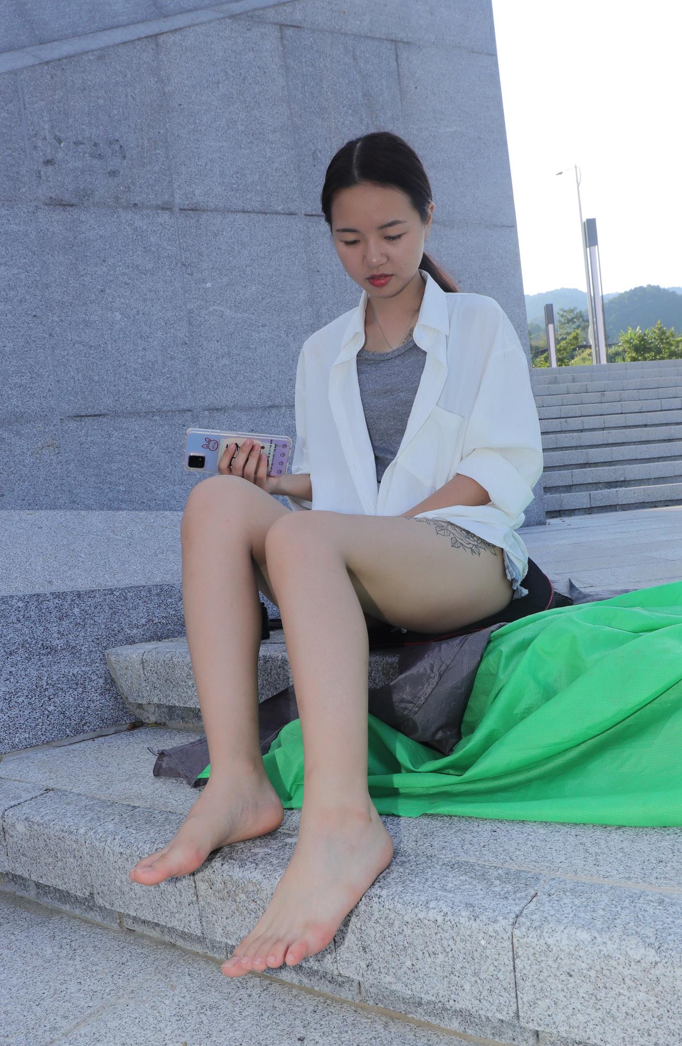 图片[51]-[Pary学生模拍] No.014 小淇脱下运动鞋棉袜 [130P] – 速更版-美库