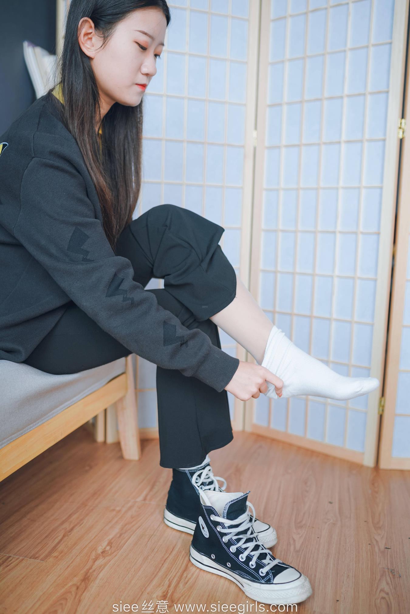 图片[12]-[SIEE丝意]NO.475 新人岚岚 帆布鞋[91P] – 速更版-美库