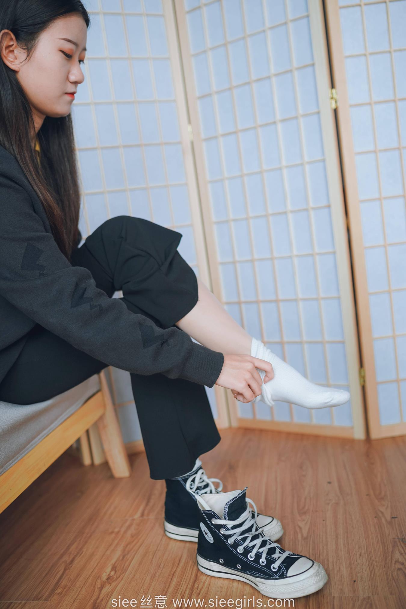 图片[13]-[SIEE丝意]NO.475 新人岚岚 帆布鞋[91P] – 速更版-美库