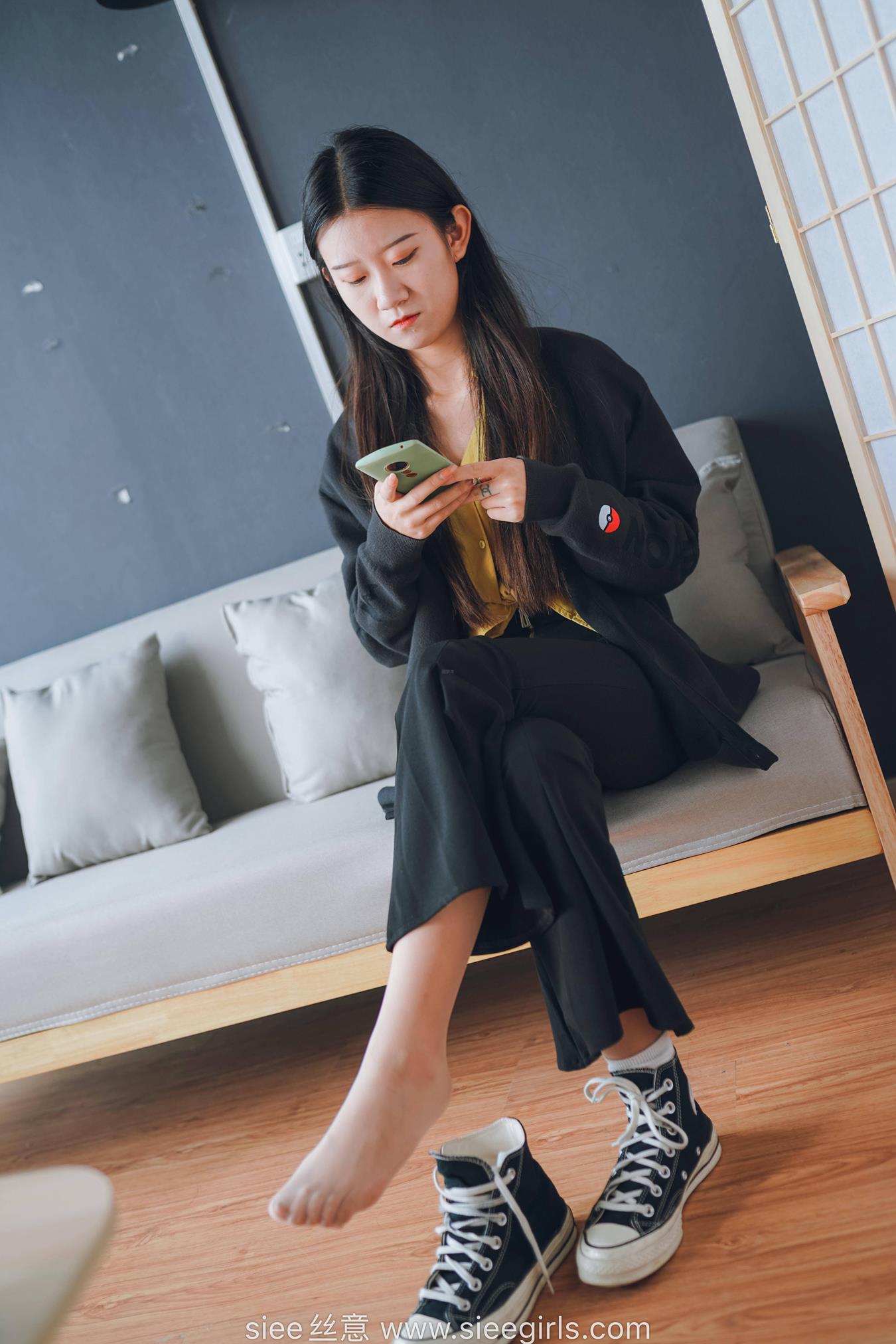 图片[21]-[SIEE丝意]NO.475 新人岚岚 帆布鞋[91P] – 速更版-美库