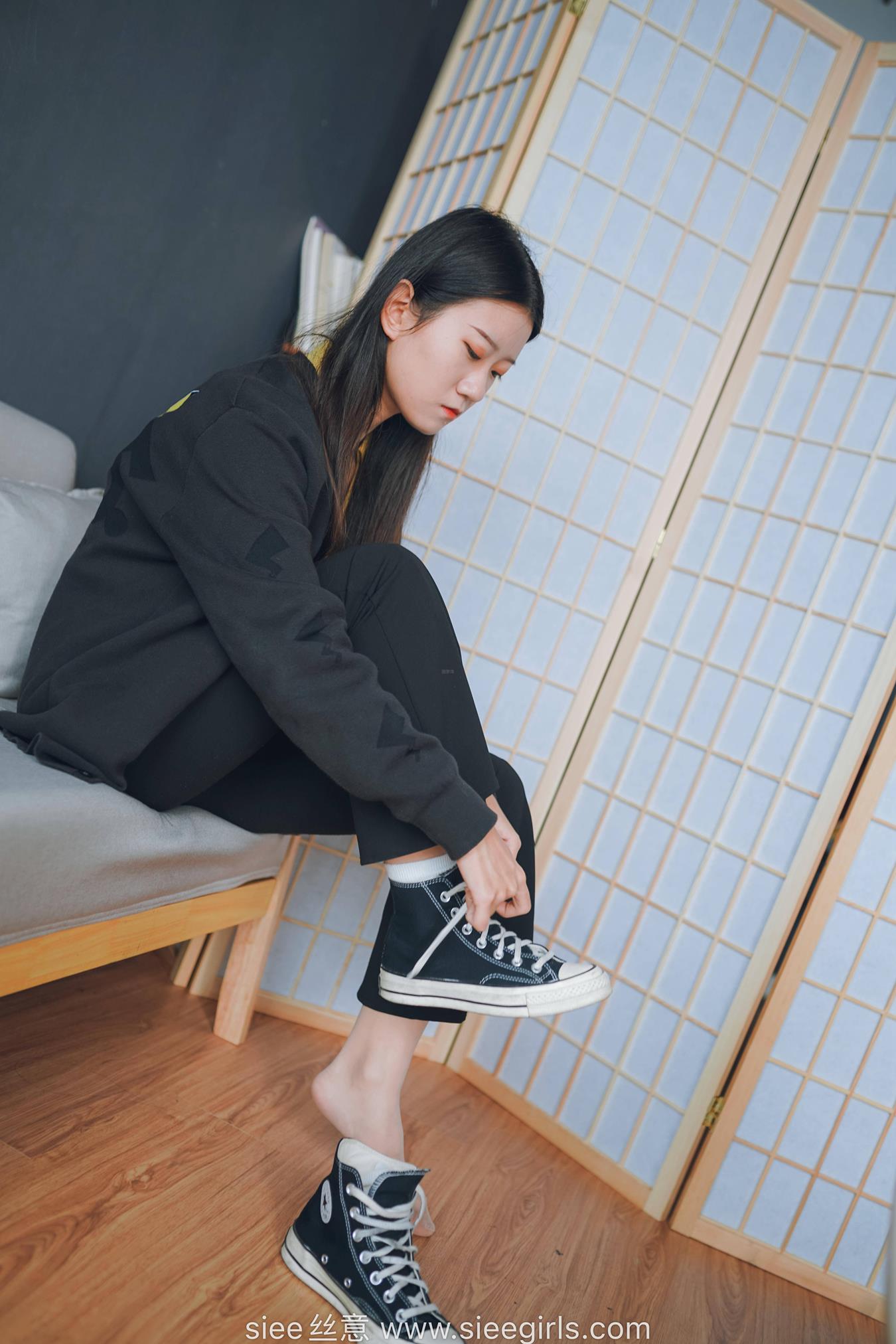 图片[30]-[SIEE丝意]NO.475 新人岚岚 帆布鞋[91P] – 速更版-美库