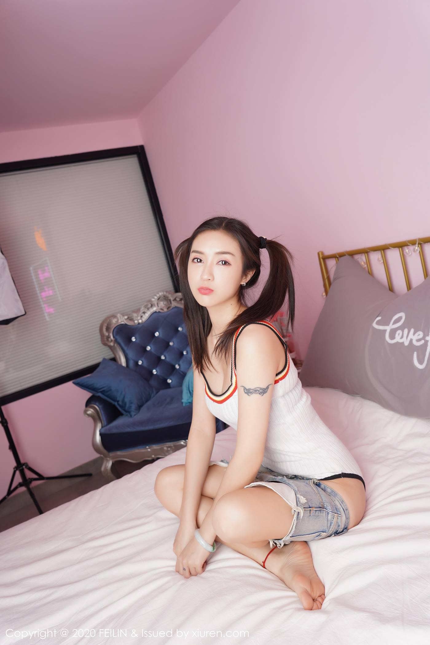 图片[18]-[FEILIN嗲囡囡] 2020.03.09 VOL.228 刀妹 [100P] – 速更版-美库