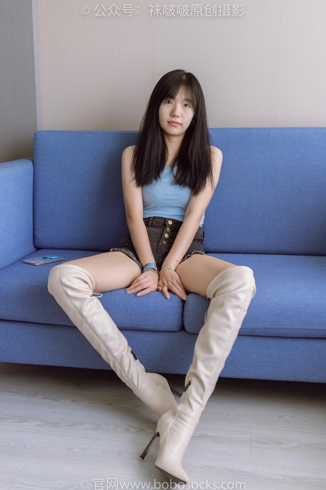 图片[10]-[BoBoSocks袜啵啵]NO.174 小甜豆-高跟长靴、白棉袜、裸足[178P] – 速更版-美库