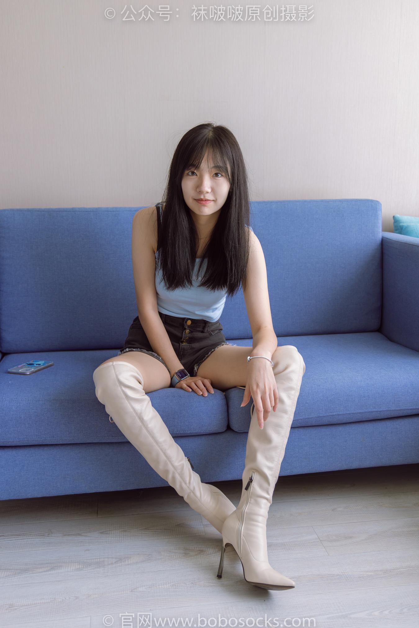 图片[14]-[BoBoSocks袜啵啵]NO.174 小甜豆-高跟长靴、白棉袜、裸足[178P] – 速更版-美库