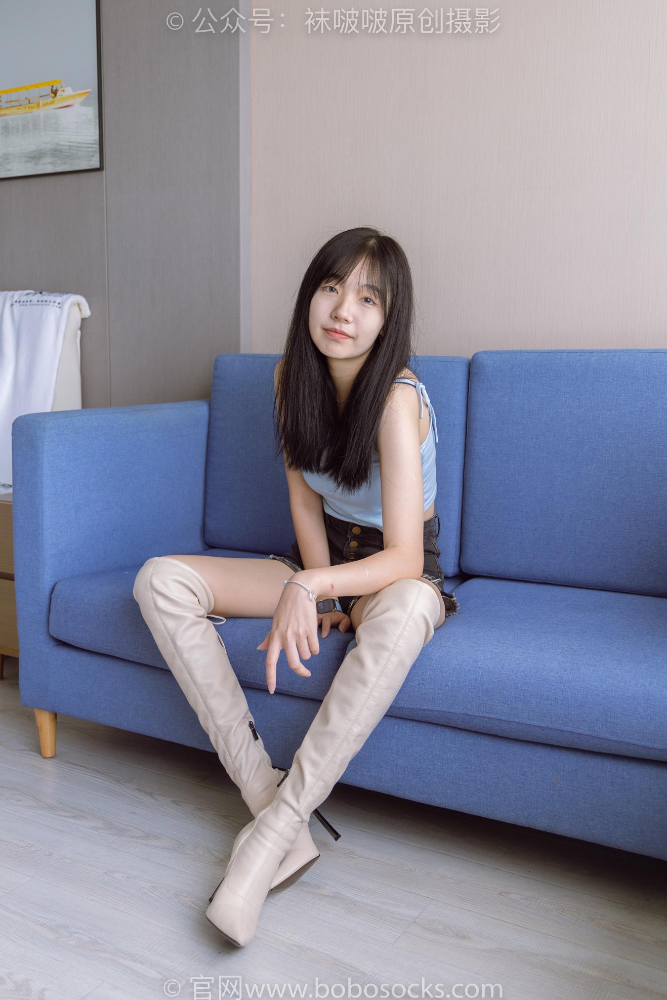 图片[15]-[BoBoSocks袜啵啵]NO.174 小甜豆-高跟长靴、白棉袜、裸足[178P] – 速更版-美库