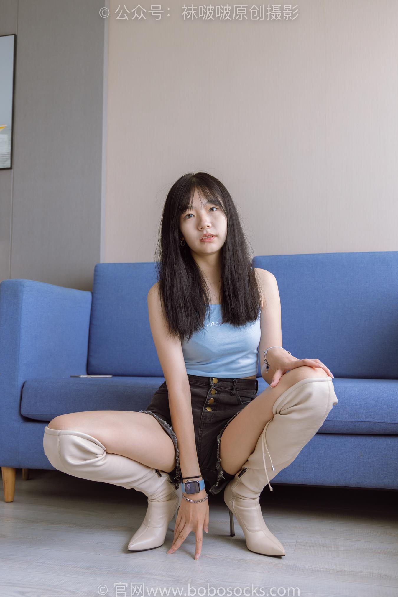 图片[19]-[BoBoSocks袜啵啵]NO.174 小甜豆-高跟长靴、白棉袜、裸足[178P] – 速更版-美库