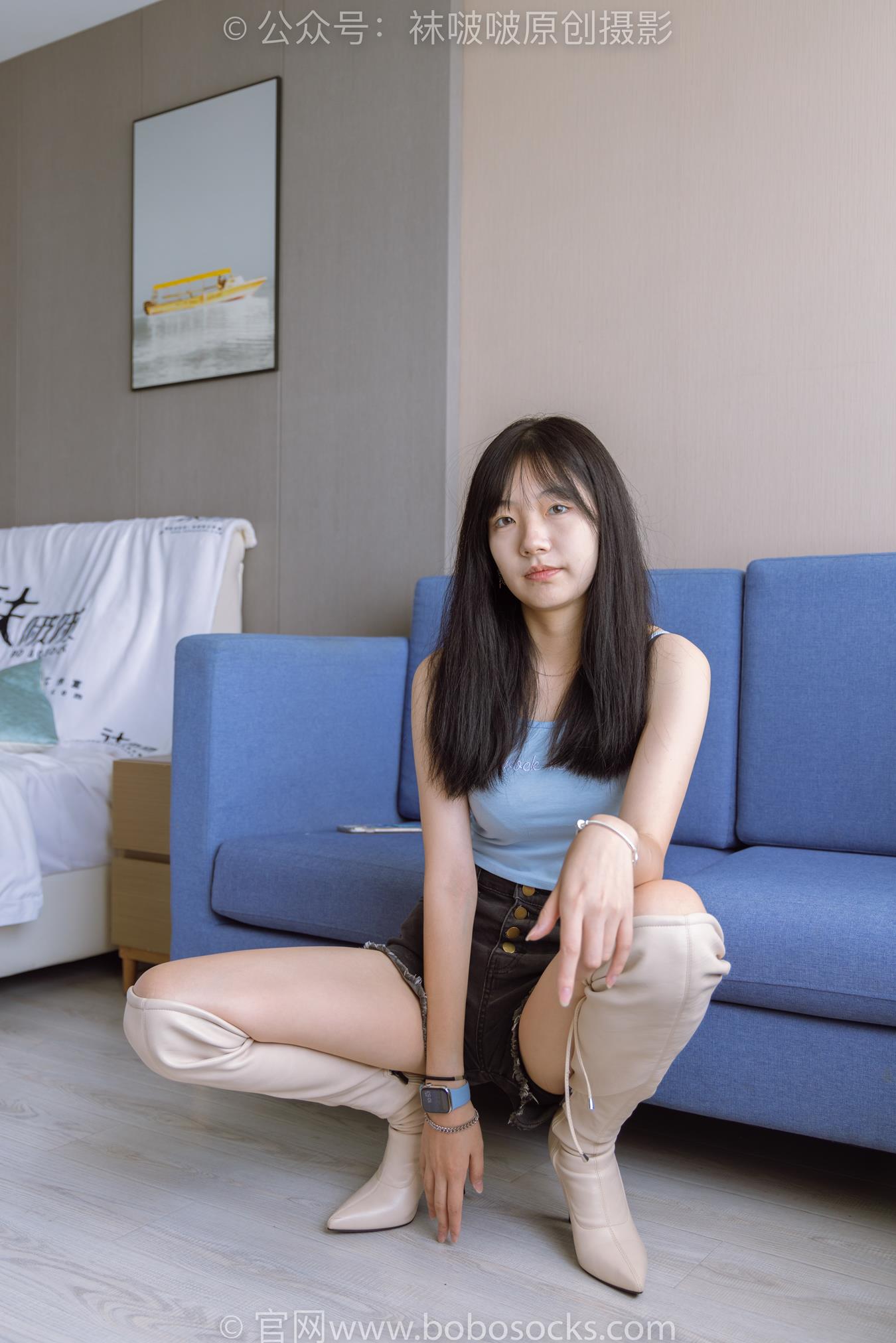 图片[21]-[BoBoSocks袜啵啵]NO.174 小甜豆-高跟长靴、白棉袜、裸足[178P] – 速更版-美库