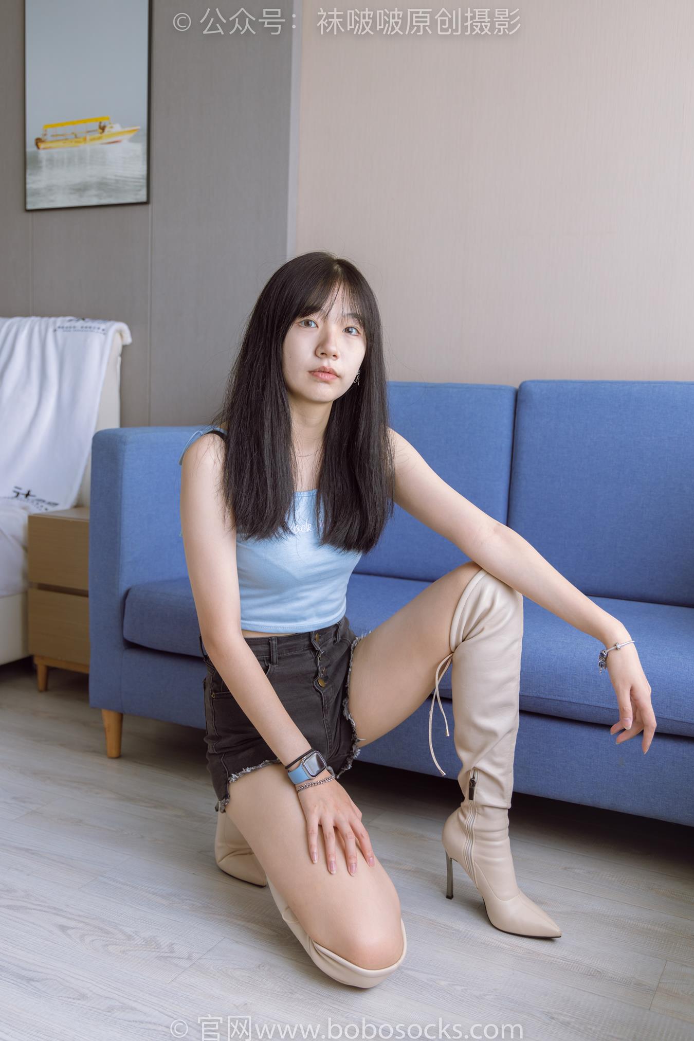 图片[22]-[BoBoSocks袜啵啵]NO.174 小甜豆-高跟长靴、白棉袜、裸足[178P] – 速更版-美库