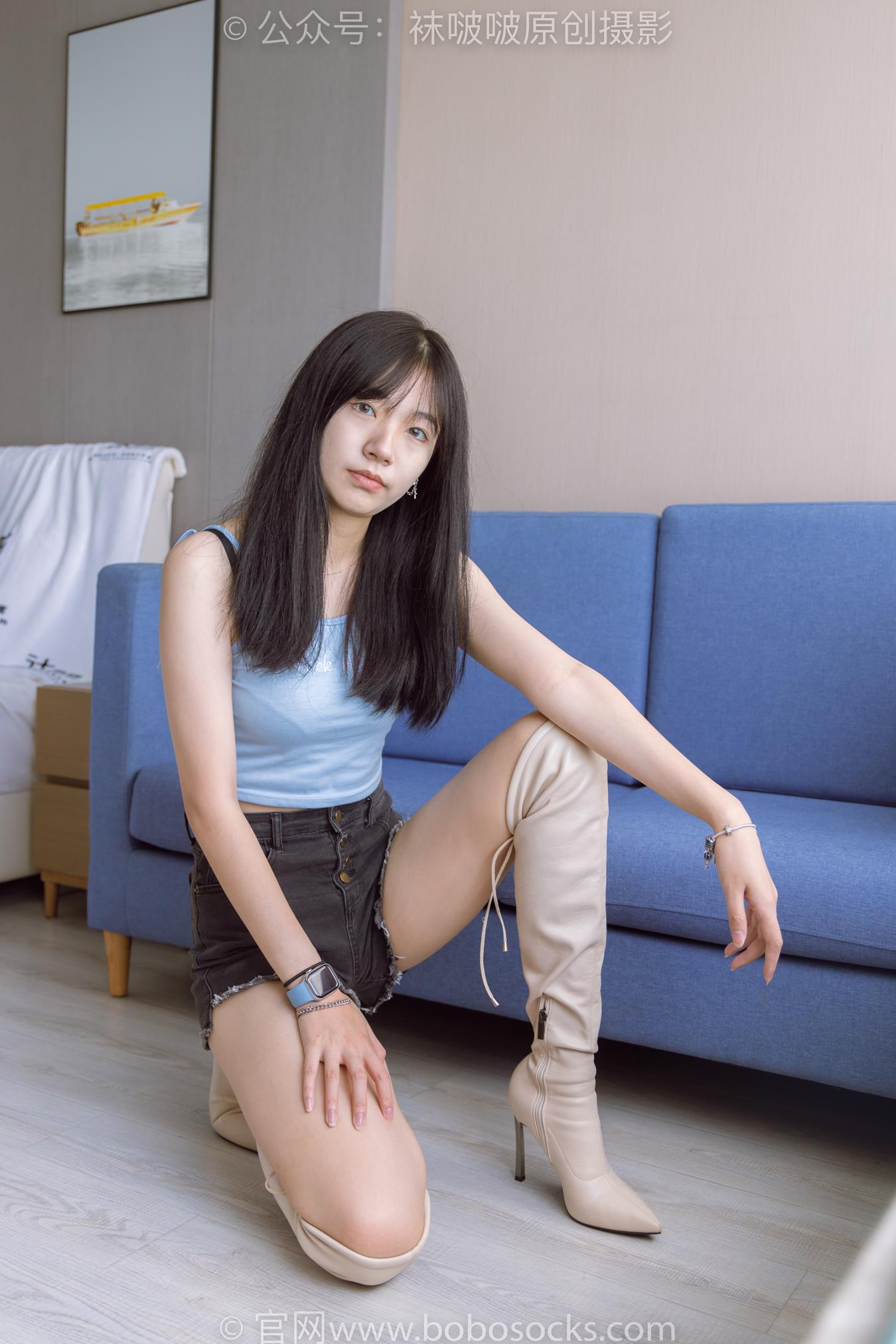 图片[23]-[BoBoSocks袜啵啵]NO.174 小甜豆-高跟长靴、白棉袜、裸足[178P] – 速更版-美库