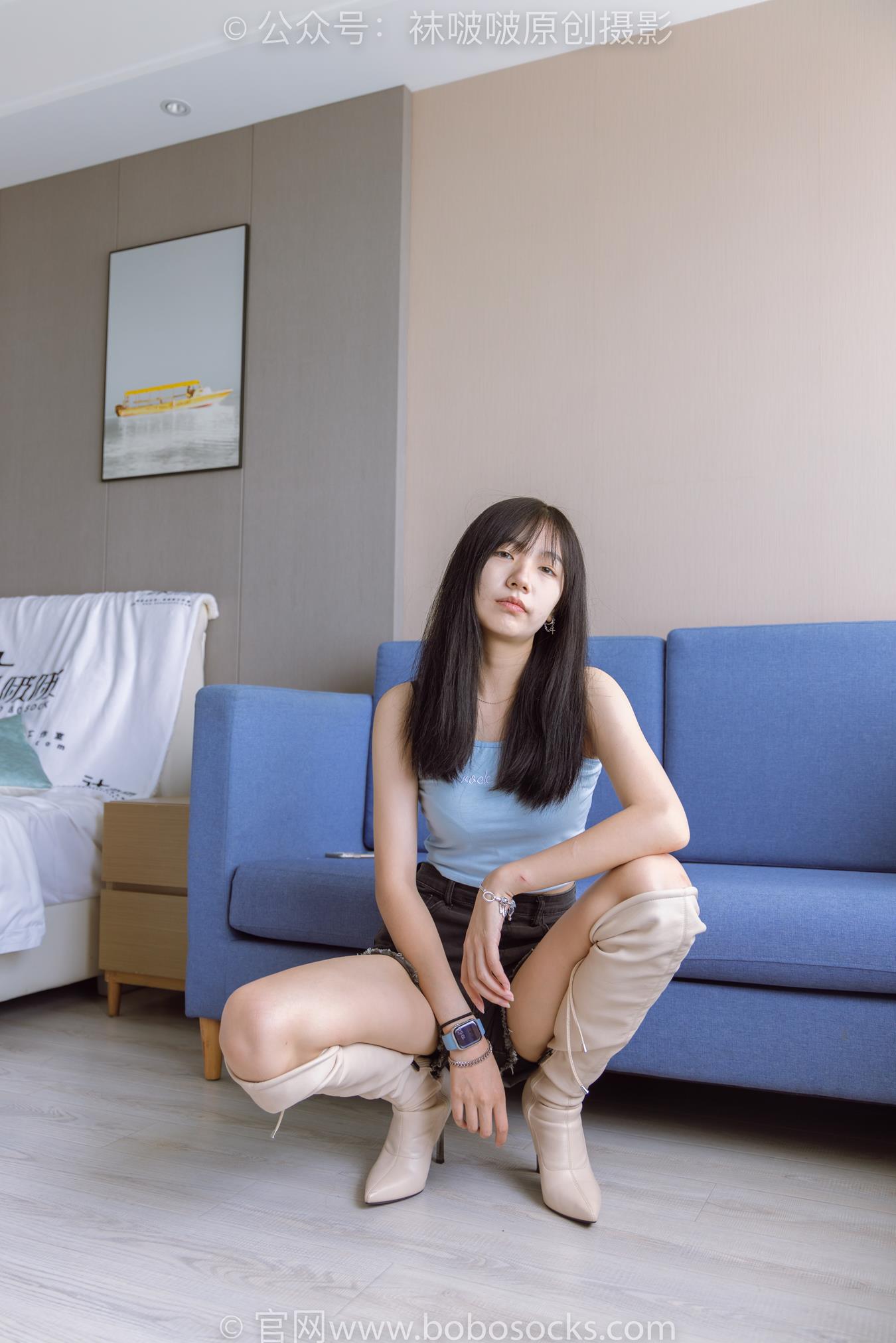 图片[27]-[BoBoSocks袜啵啵]NO.174 小甜豆-高跟长靴、白棉袜、裸足[178P] – 速更版-美库