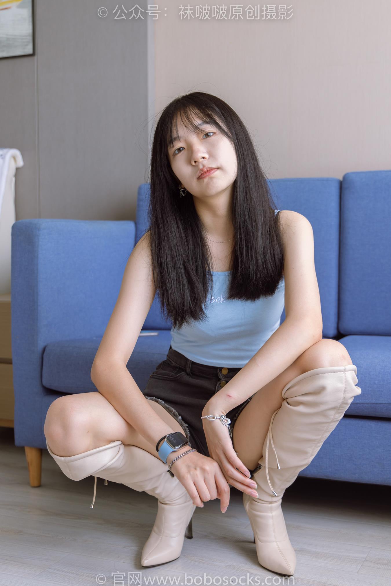 图片[28]-[BoBoSocks袜啵啵]NO.174 小甜豆-高跟长靴、白棉袜、裸足[178P] – 速更版-美库